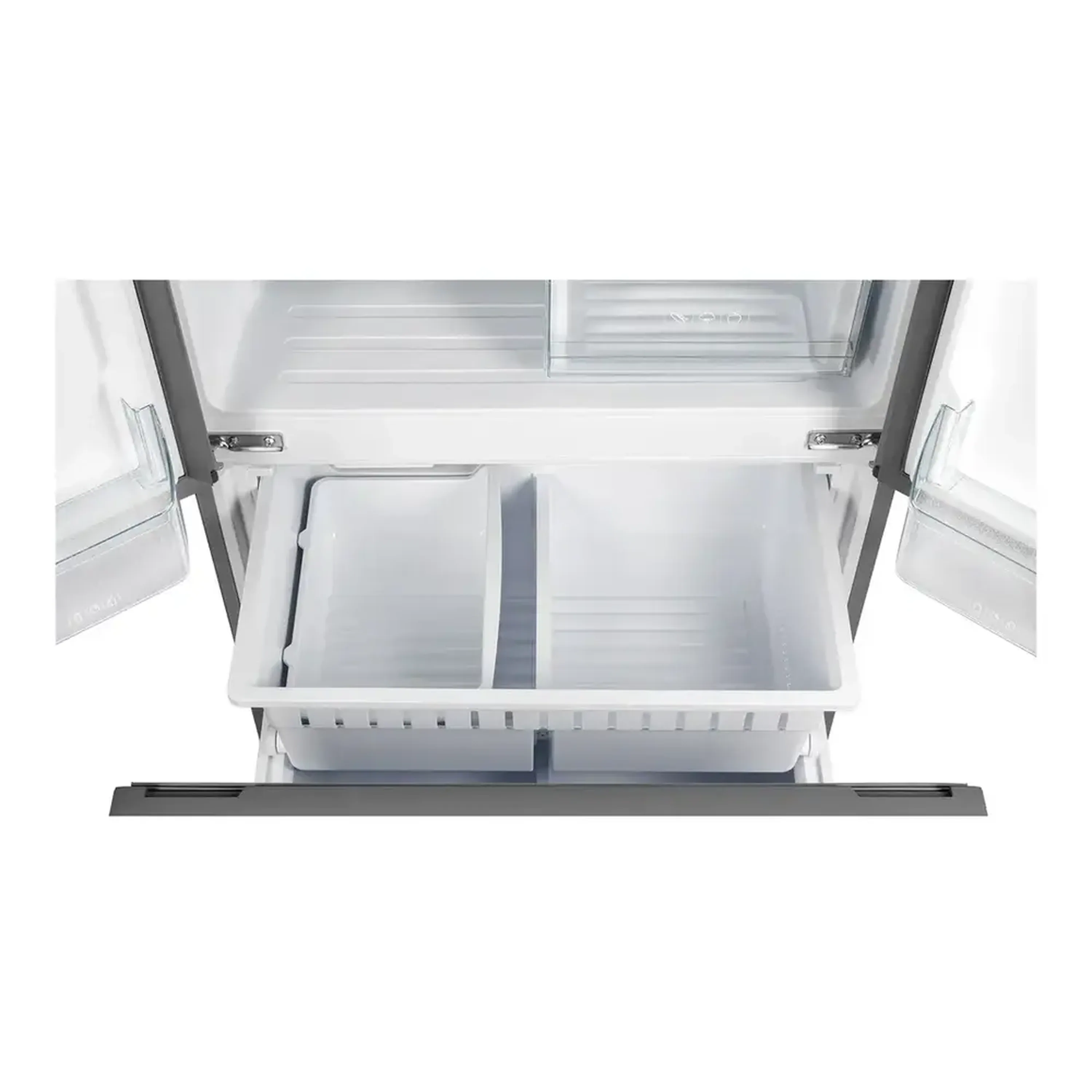 Verona 33-Inch Freestanding French Door Refrigerator with 16.5 Cu. Ft. Capacity, Automatic Ice Maker, Recessed Handle (VEFFD3316RISS) - Image 4