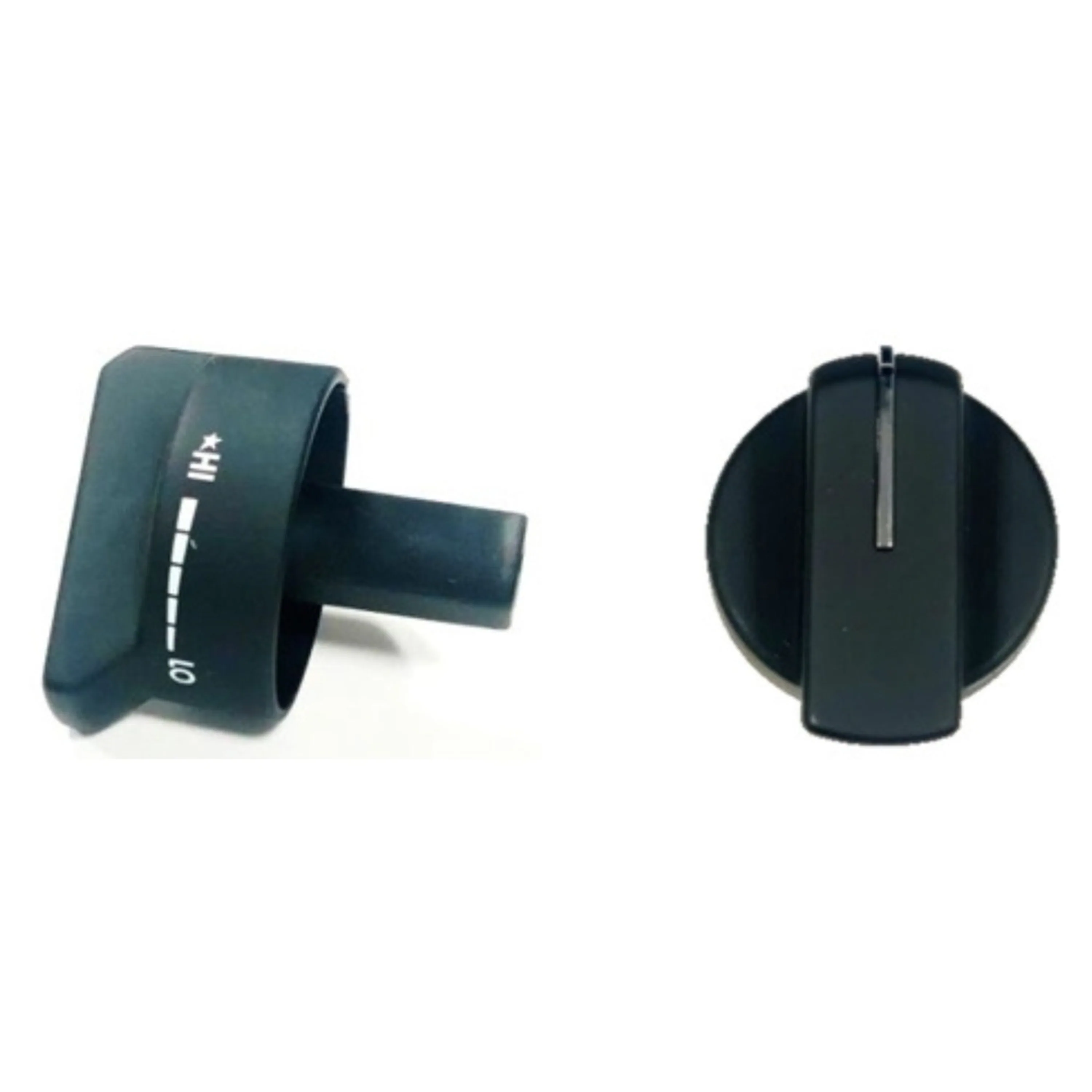 Verona Color Knob Set for Designer Single Oven Dual Fuel Range in Black (VEKNDGESBLK) - Image 2