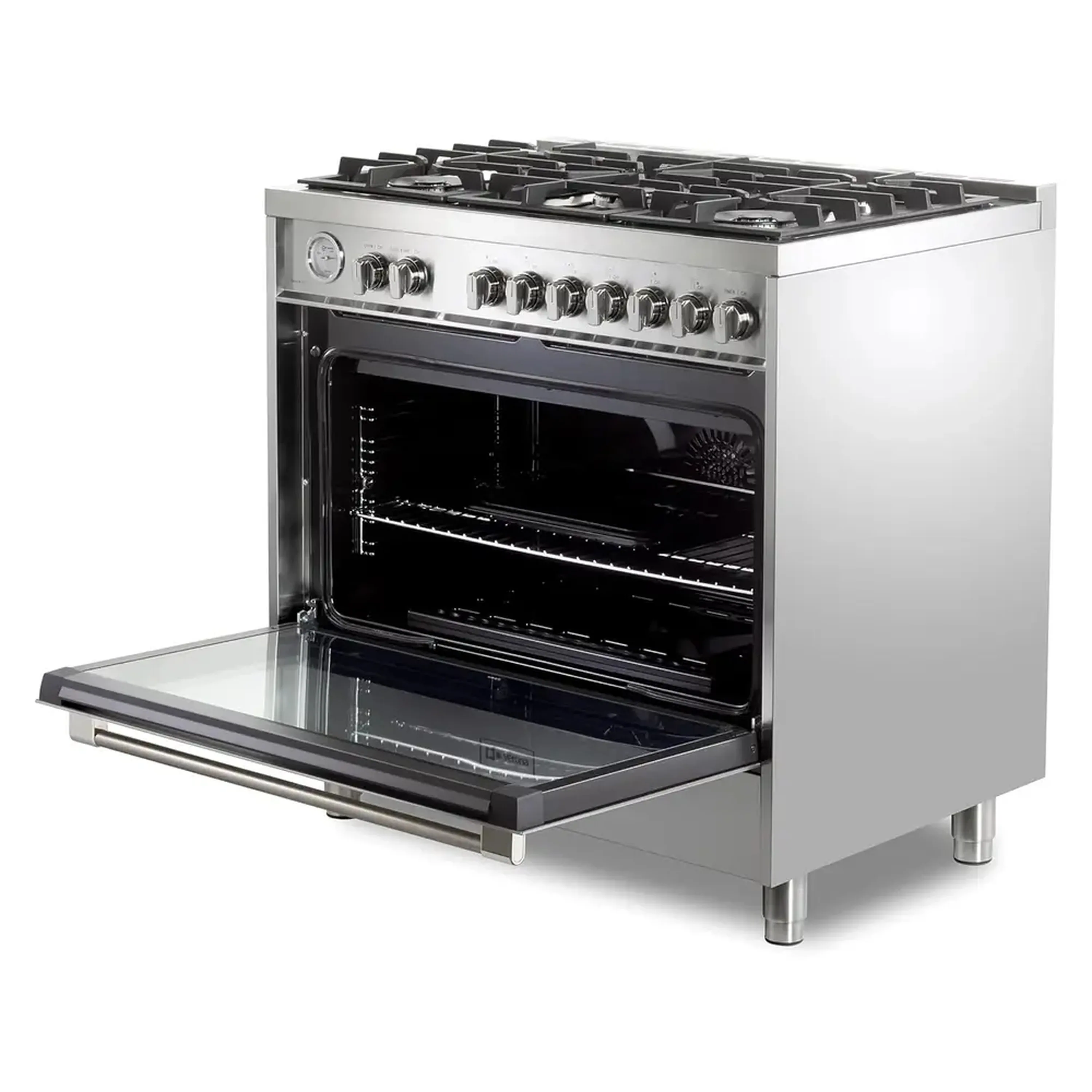 Verona Prima 36-Inch Gas Range with 5 Sealed Burners in Stainless Steel (VPRFSGG365SS) - Image 8