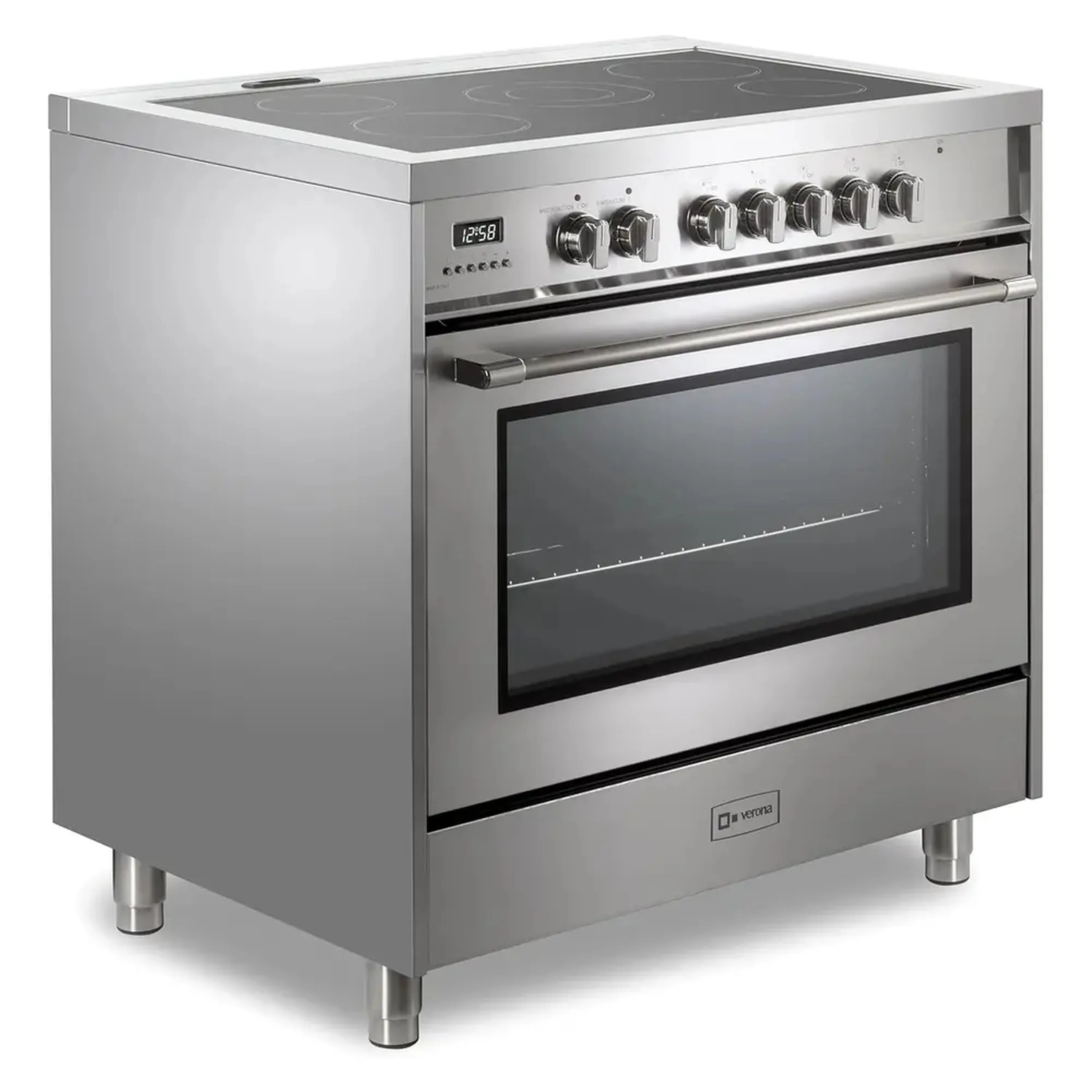 Verona Prima 36-Inch Electric Range with 5 Radiant Burners in Stainless Steel (VPRFSEE365SS) - Image 3