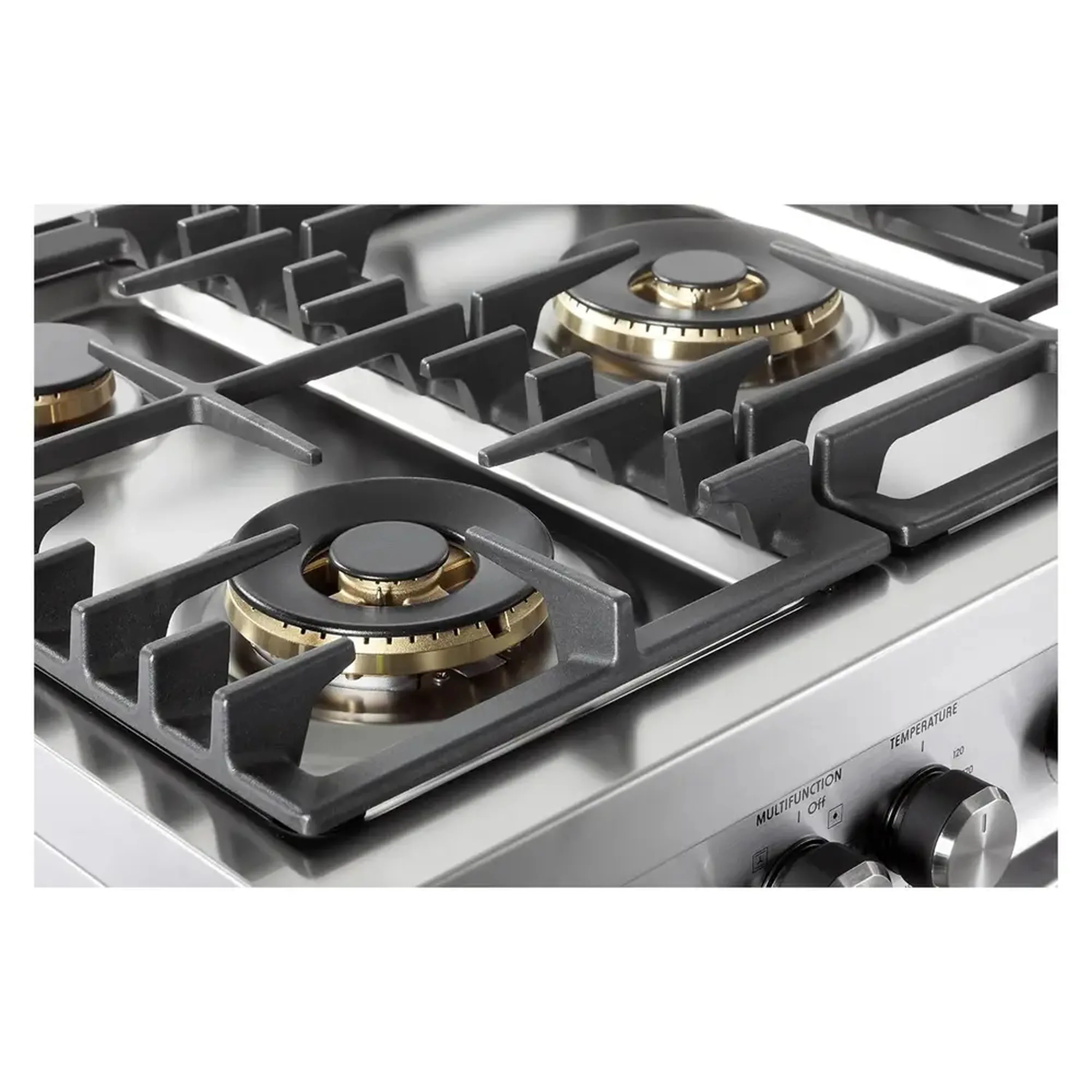 Verona Ultima 36-Inch Dual Fuel Range with 5 Sealed Burners in Stainless Steel (VUFSGE365SS) - Image 6