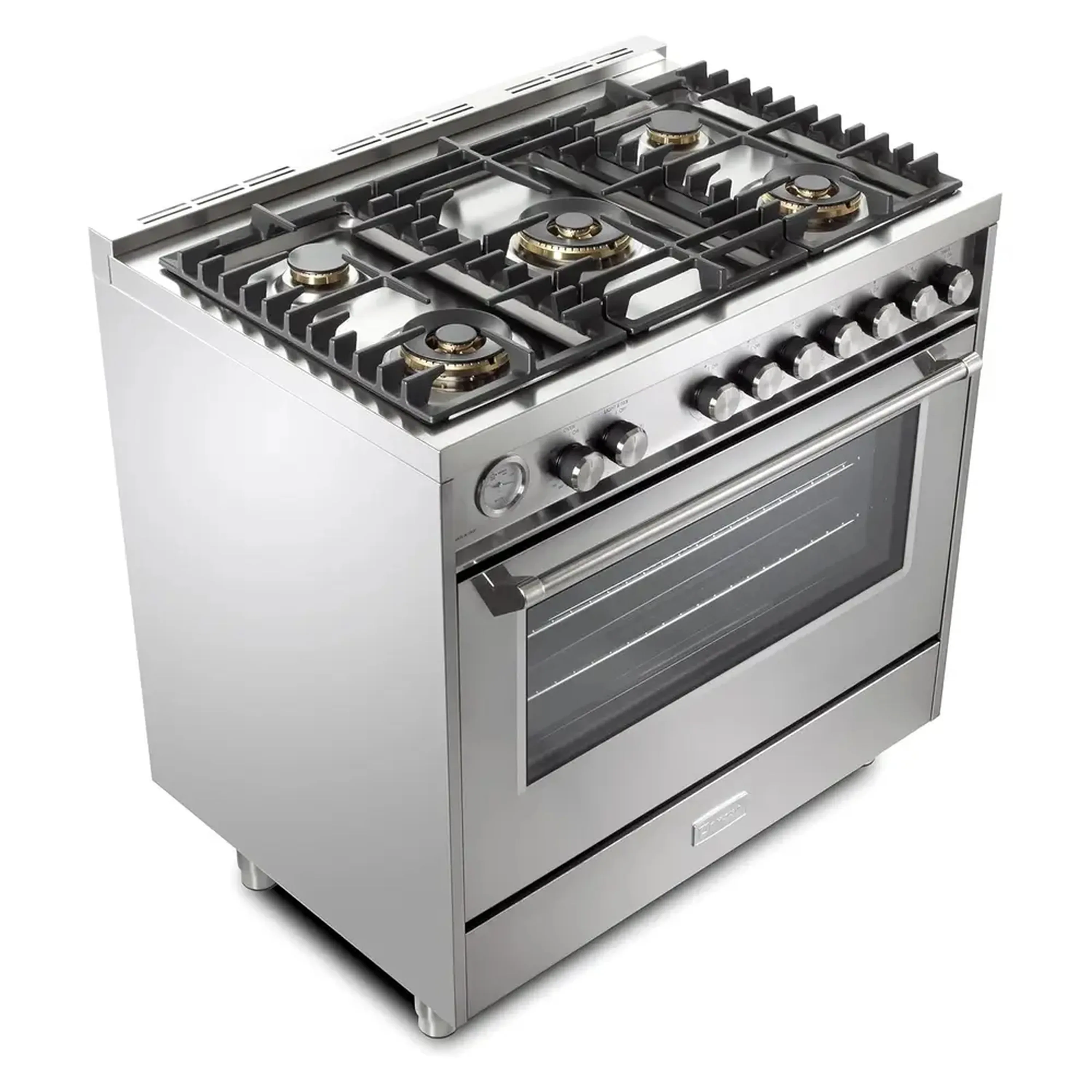 Verona Ultima 36-Inch Gas Range with 5 Sealed Burners in Stainless Steel (VUFSGG365SS) - Image 3