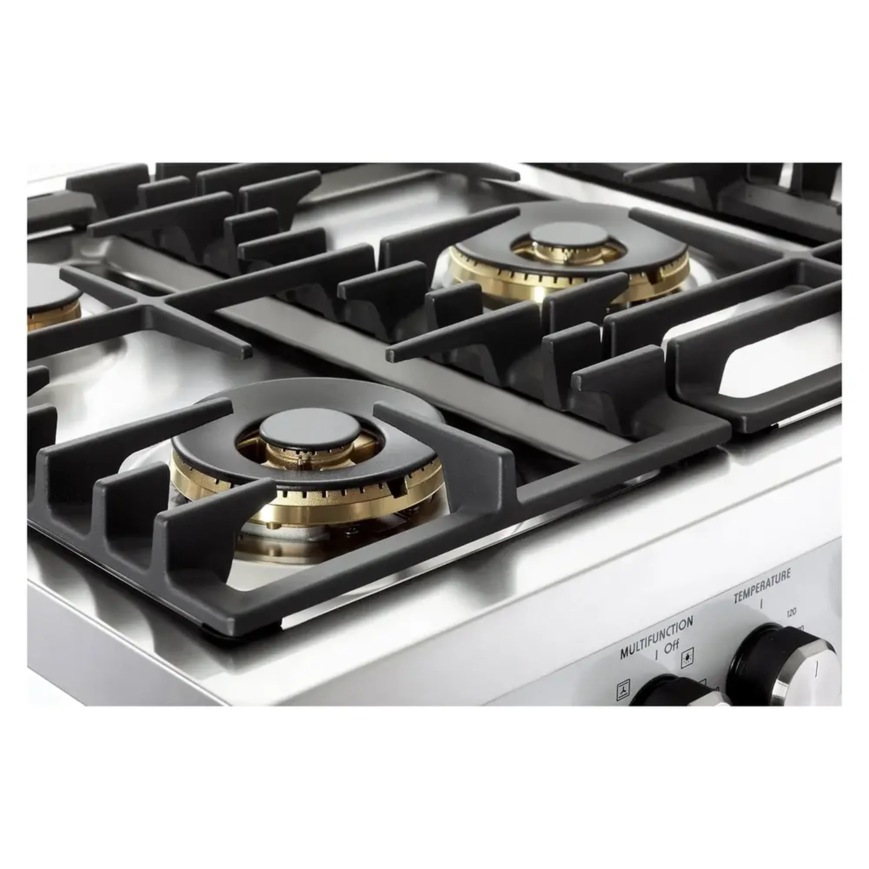 Verona Ultima 36-Inch Dual Fuel Range with 5 Sealed Burners in White (VUFSGE365W) - Image 9