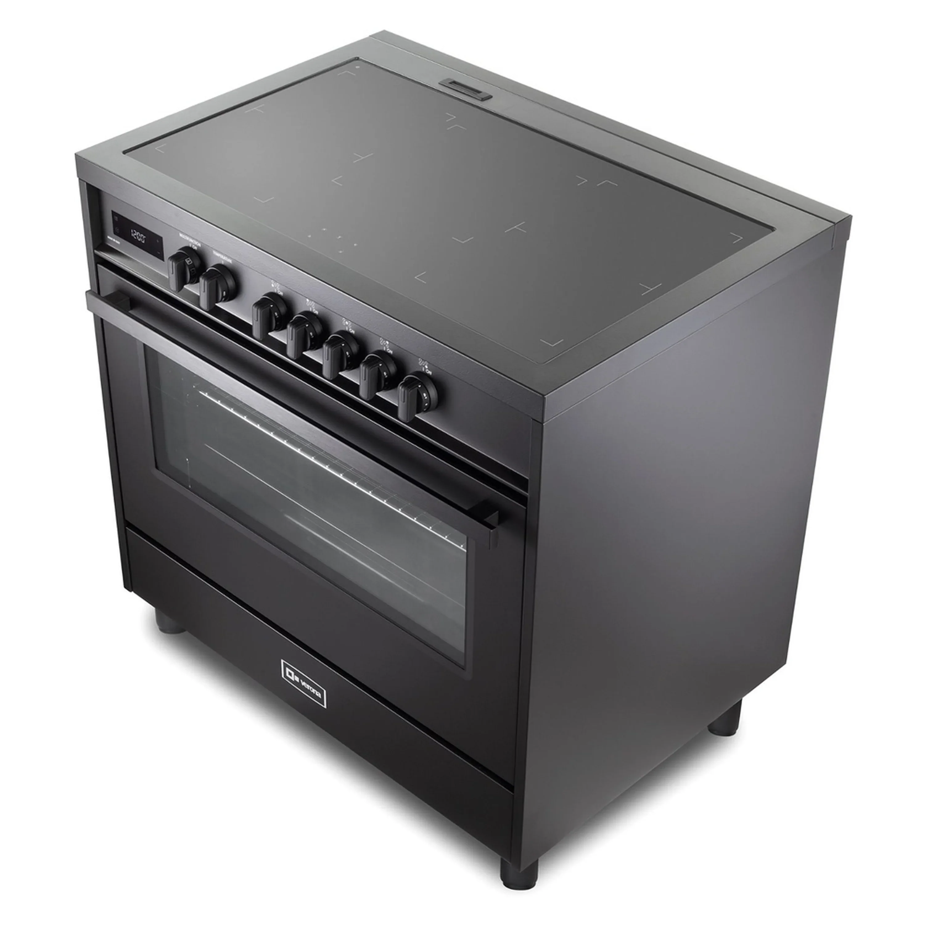 Verona Ultima 36-Inch Induction Range with 5 Element Burners in Black (VMFSIE365EE) - Image 6