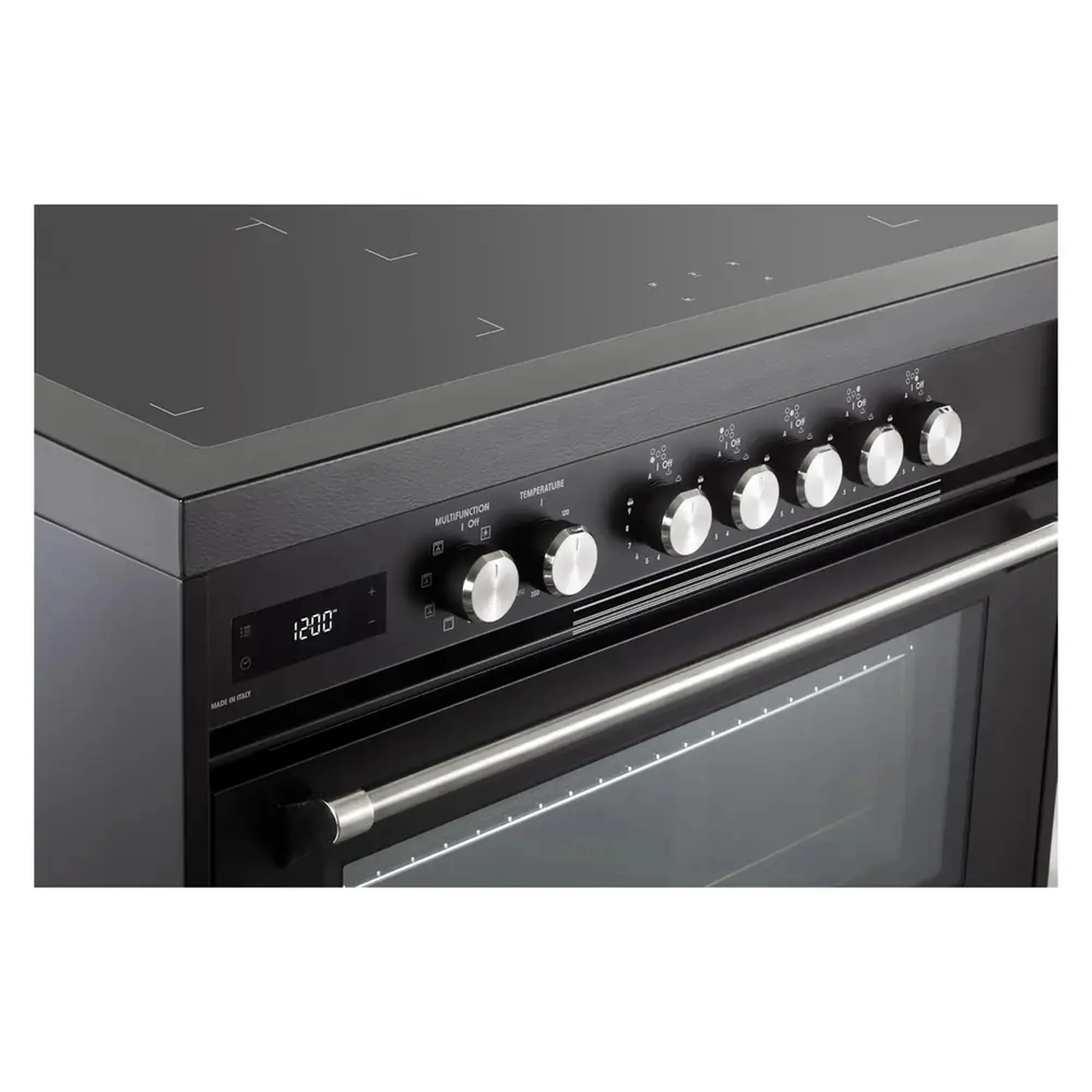 Verona Ultima 36-Inch Induction Range with 5 Element Burners in Matte Black (VUFSIE365E) - Image 6