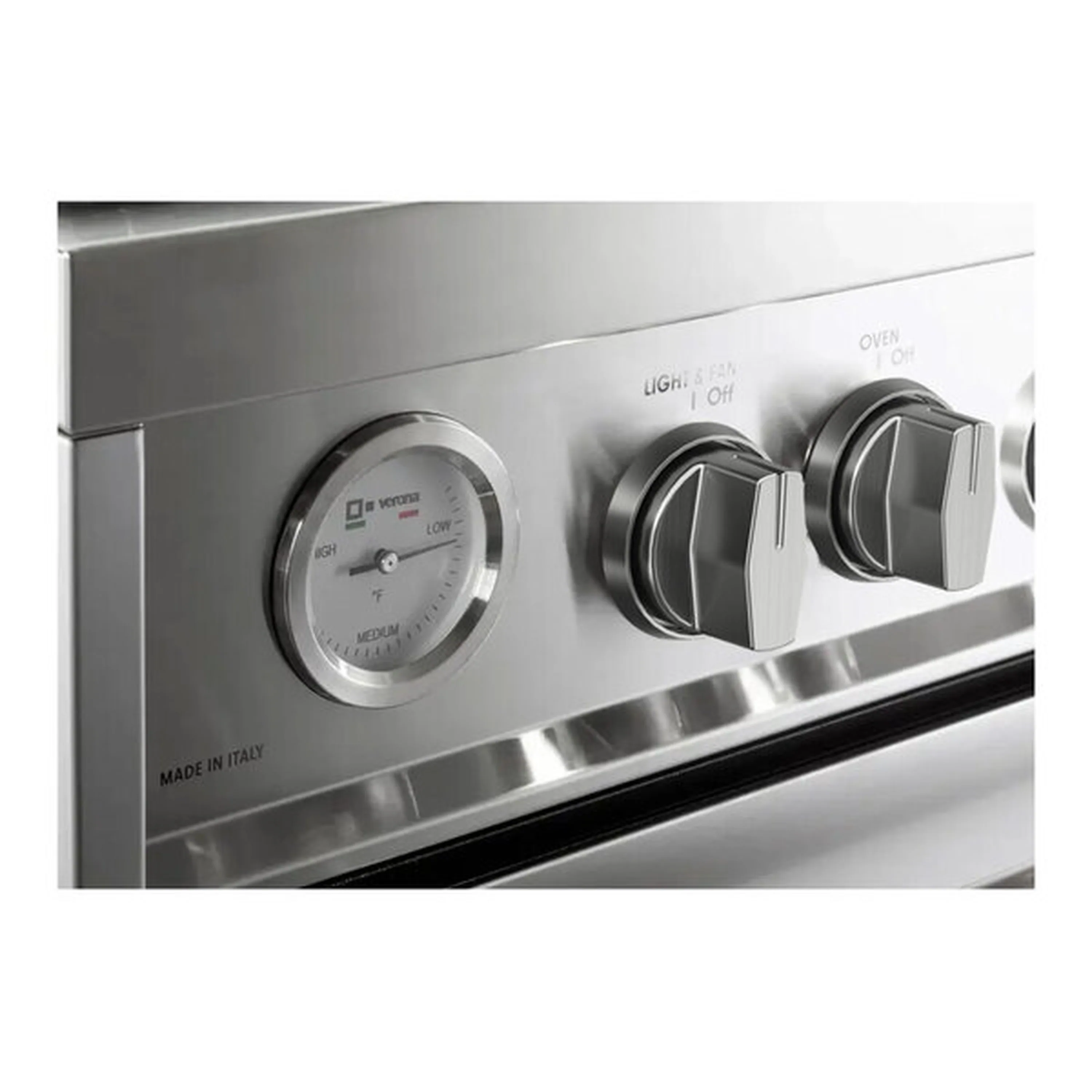 Verona Ultima 48-Inch Gas Range with 6 Brass Burners, Griddle in Stainless Steel (VUFSGG486DSS) - Image 4