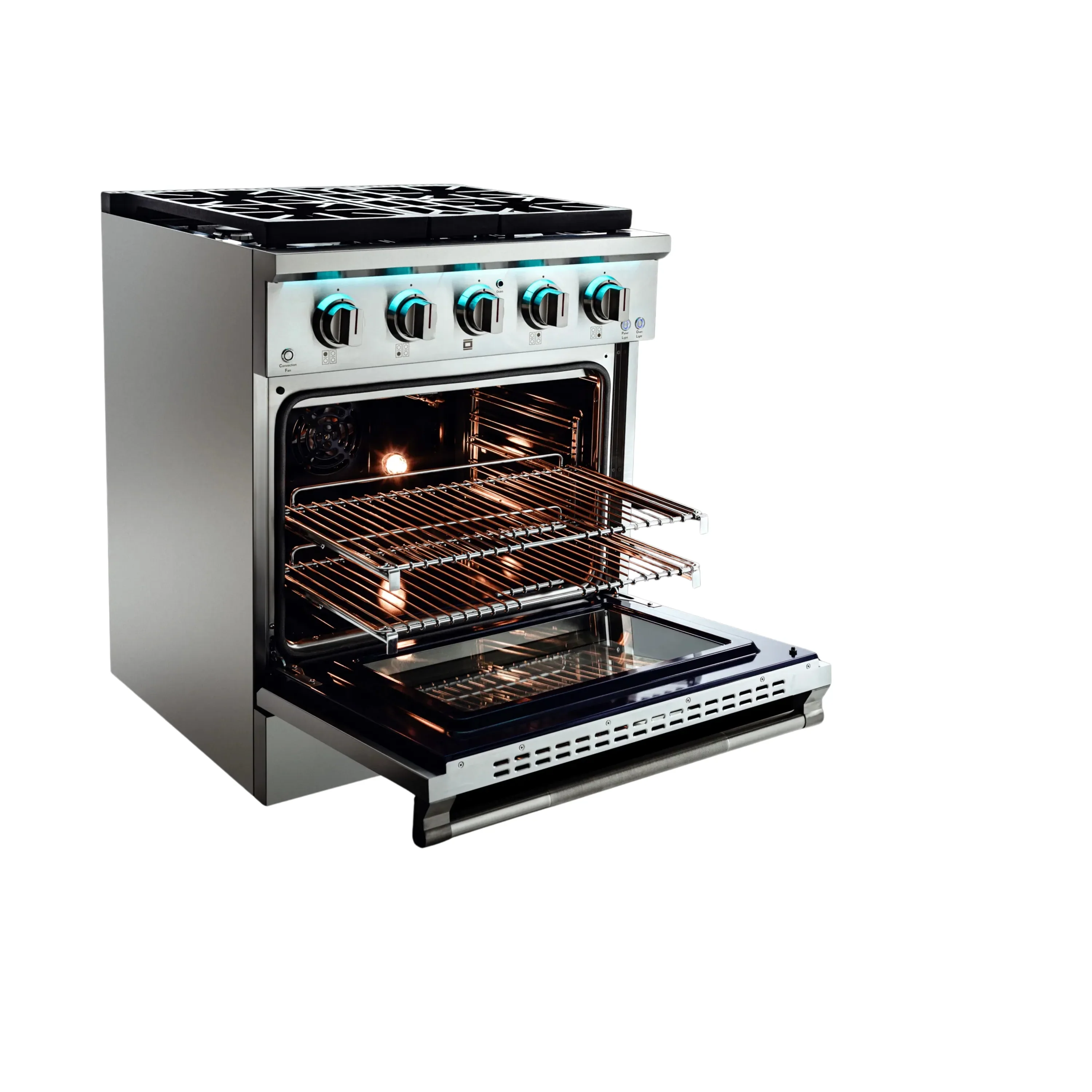 Vezeni 30-Inch Dual Fuel Range in Stainless Steel (VRN3009) - Image 4