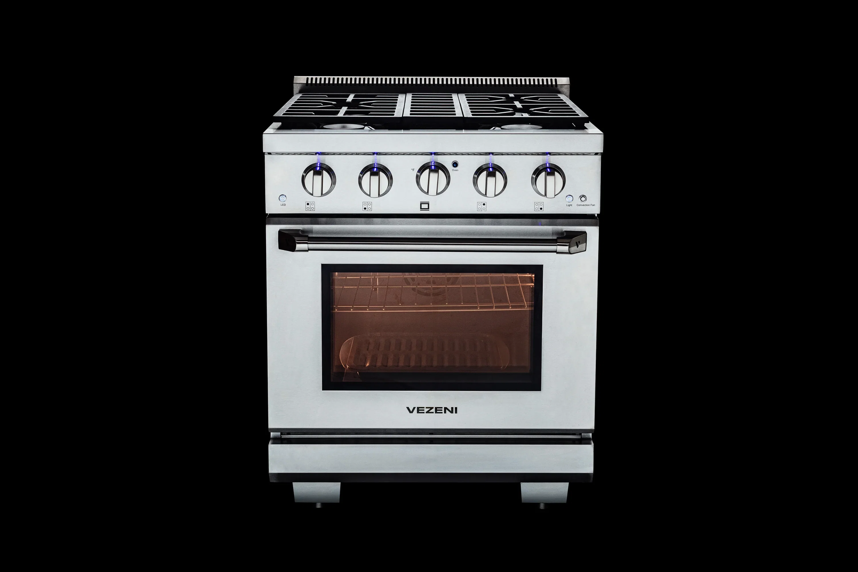 Vezeni 30-Inch Randolph Gas Range in Stainless Steel (VRN3005) - Image 8