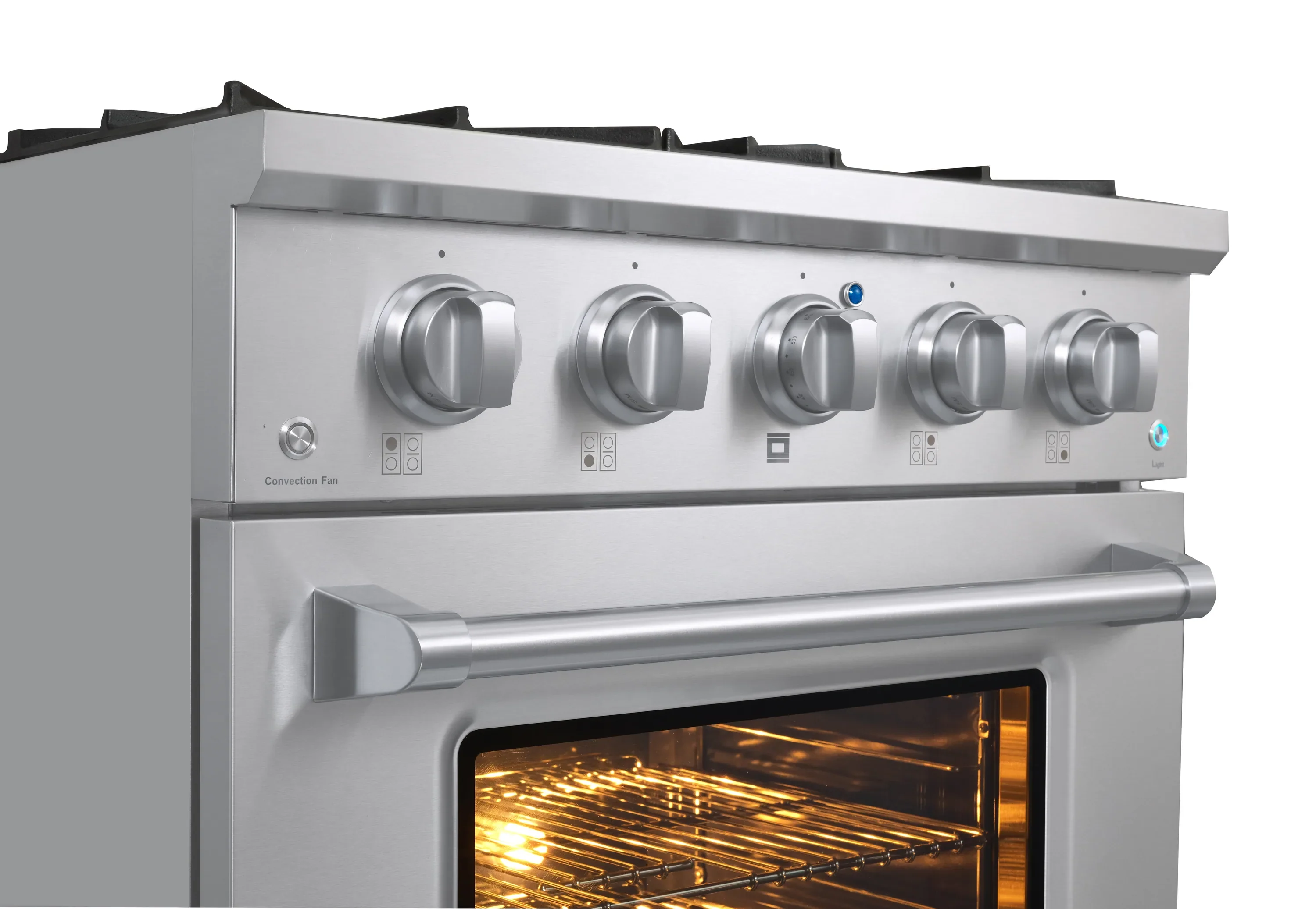 Vezeni 30-Inch Reminiscia Gas Range in Stainless Steel (VRN3006) - Image 3