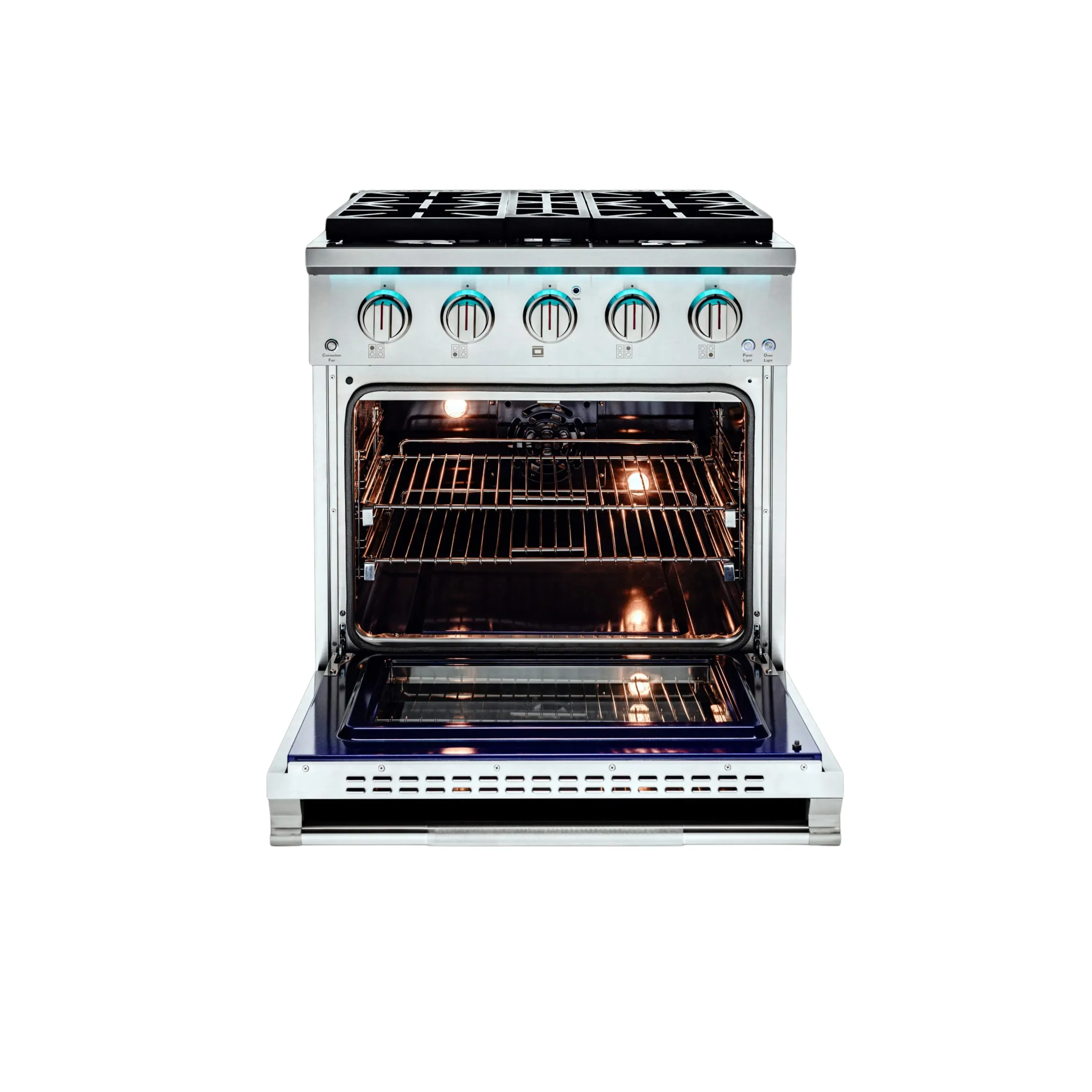 Vezeni 30-Inch Reminiscia Plus Gas Range in Stainless Steel (VRN3006-P) - Image 5