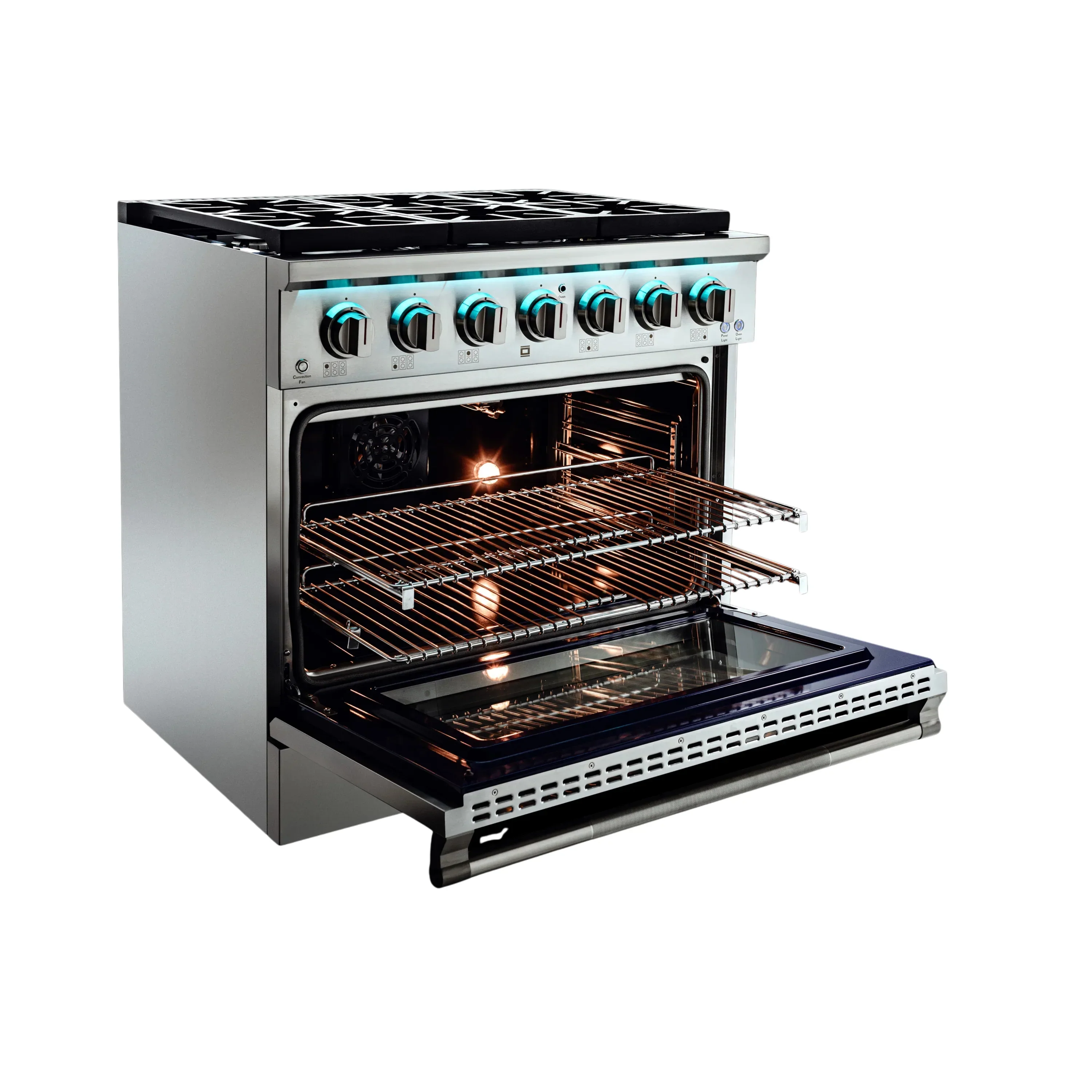 Vezeni 36-Inch Dual Fuel Range in Stainless Steel (VRN3609) - Image 7