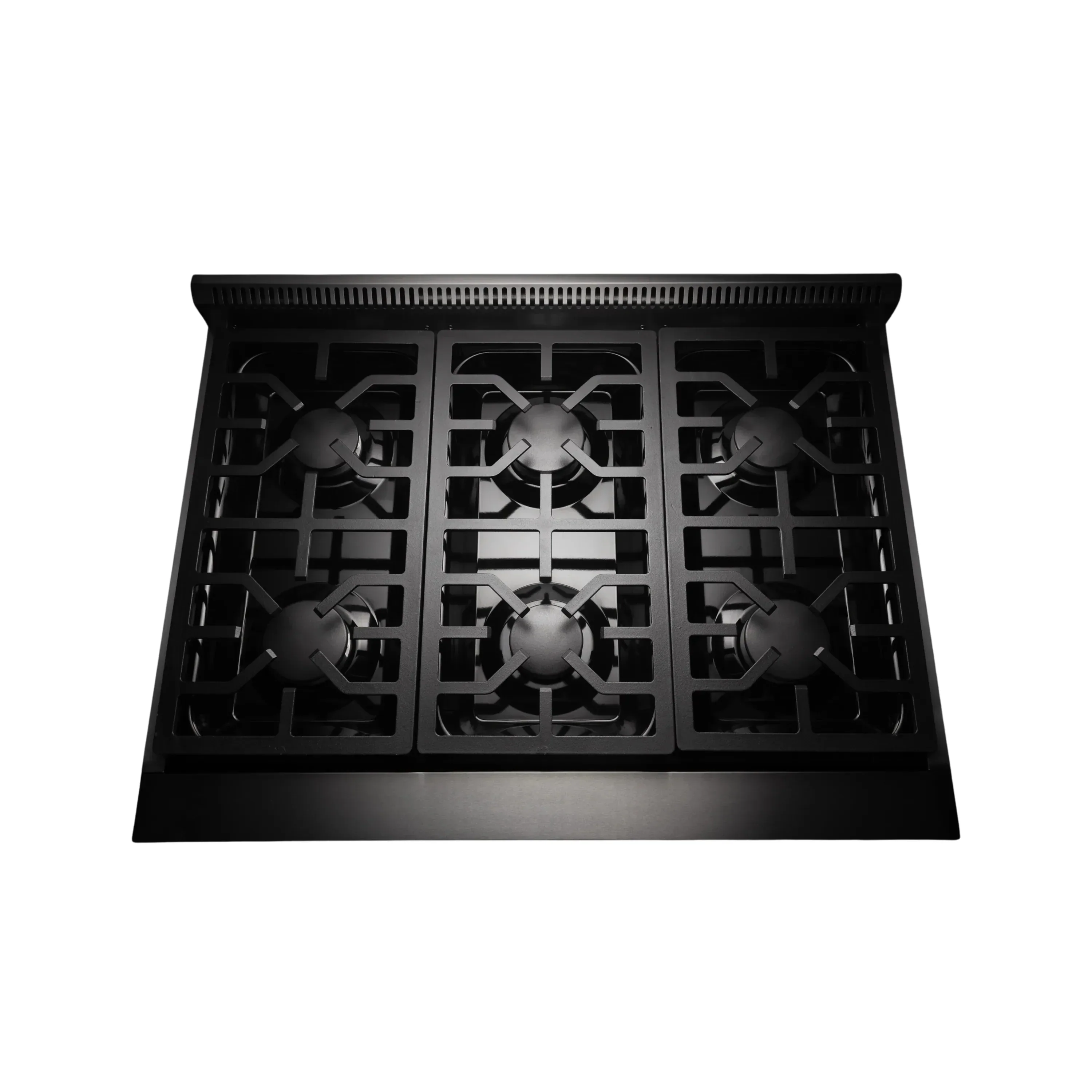 Vezeni 36-Inch Randolph Gas Range in Stainless Steel with Blue Accents (VRN3601-BL) - Image 2