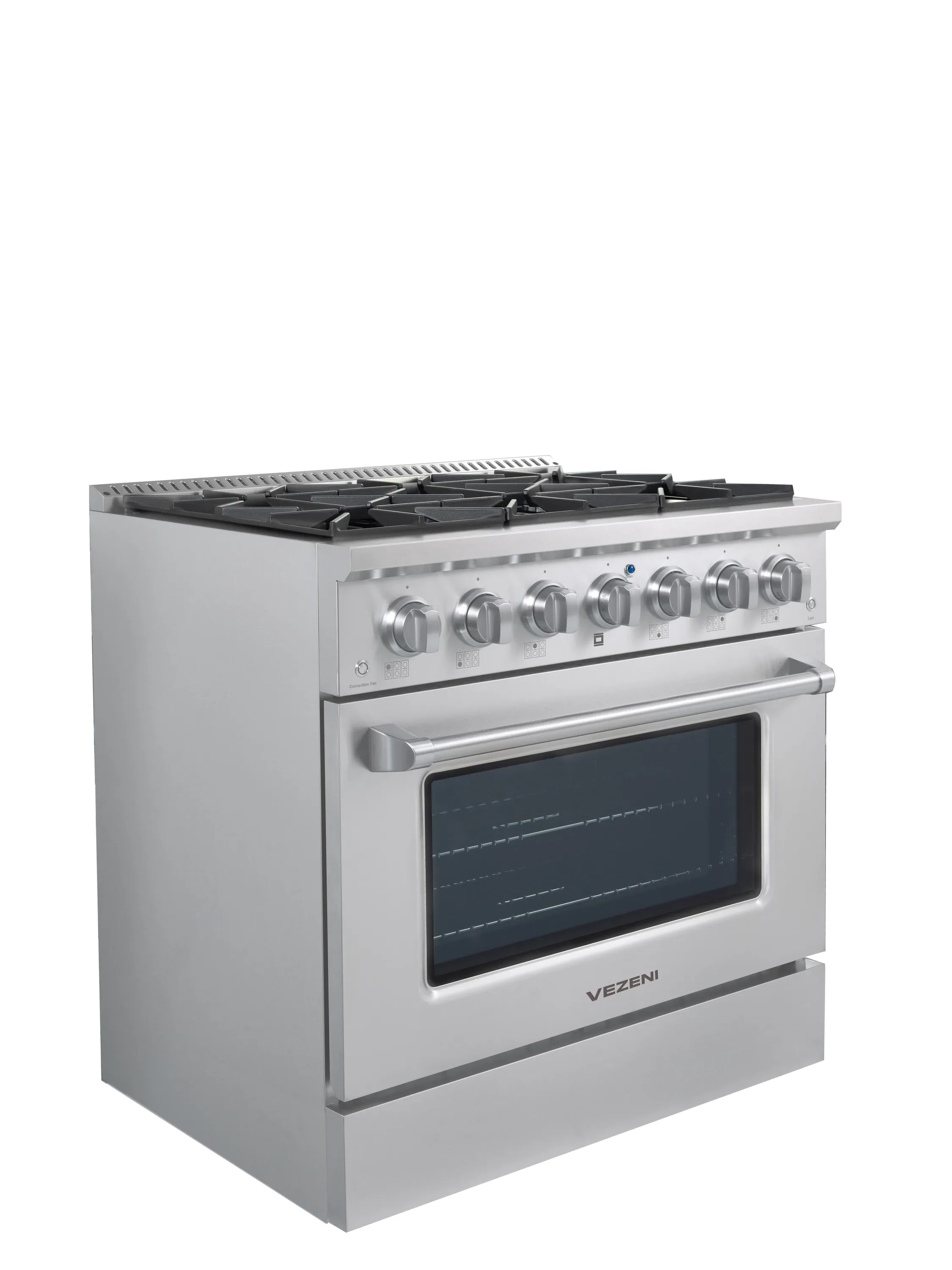 Vezeni 36-Inch Reminiscia Gas Range in Stainless Steel (VRN3607) - Image 4