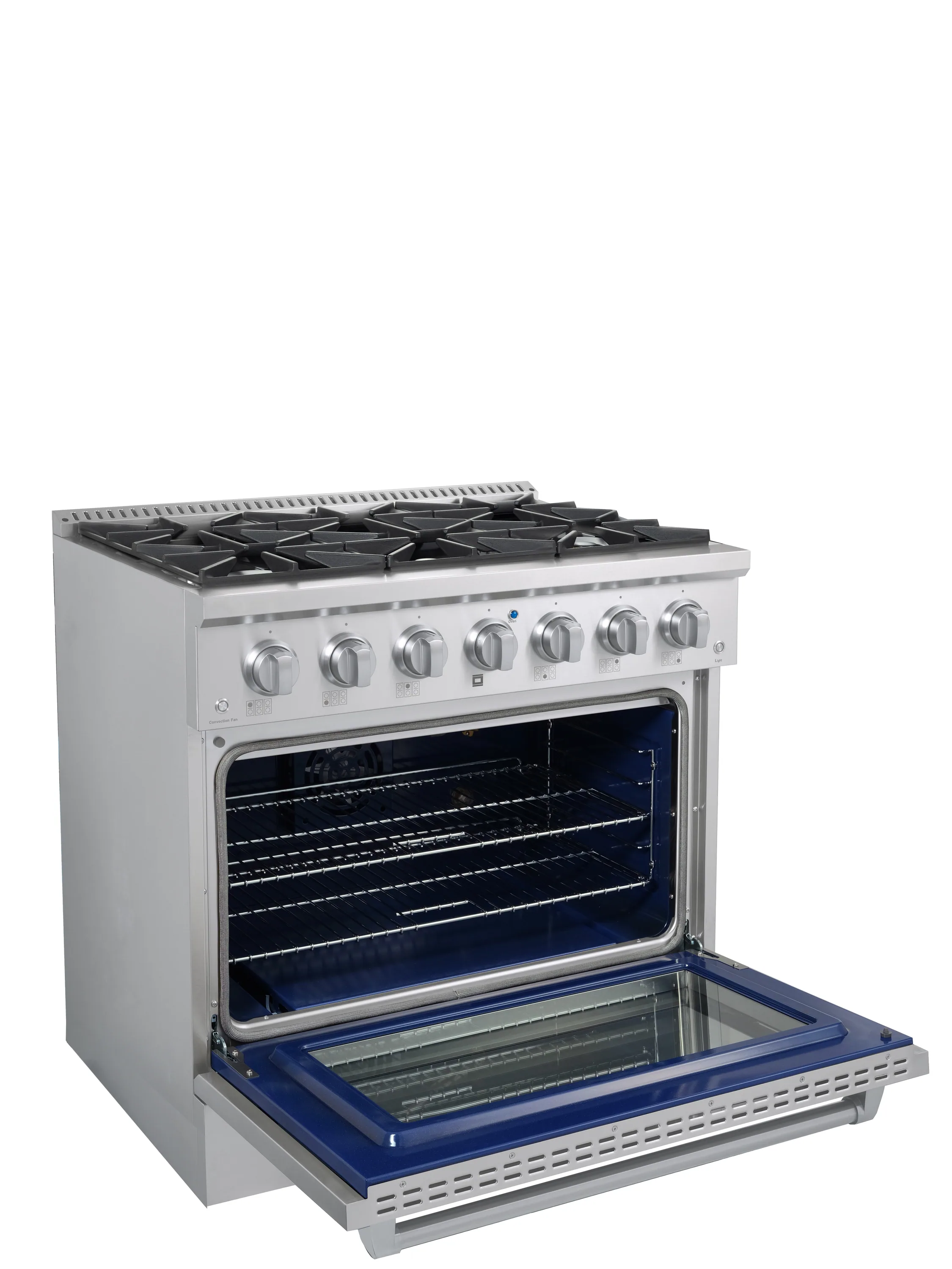 Vezeni 36-Inch Reminiscia Gas Range in Stainless Steel (VRN3607) - Image 5