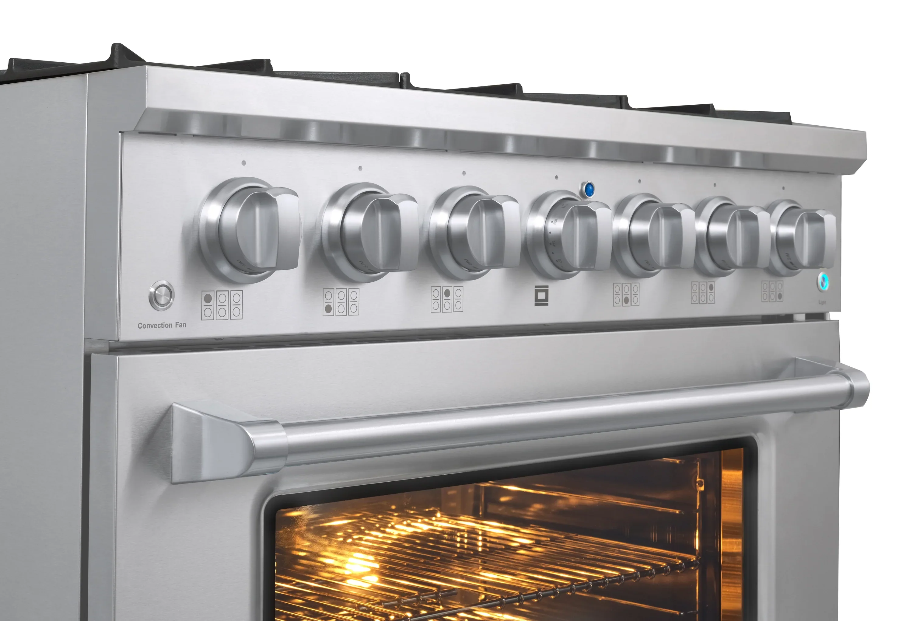 Vezeni 36-Inch Reminiscia Gas Range in Stainless Steel (VRN3607) - Image 6
