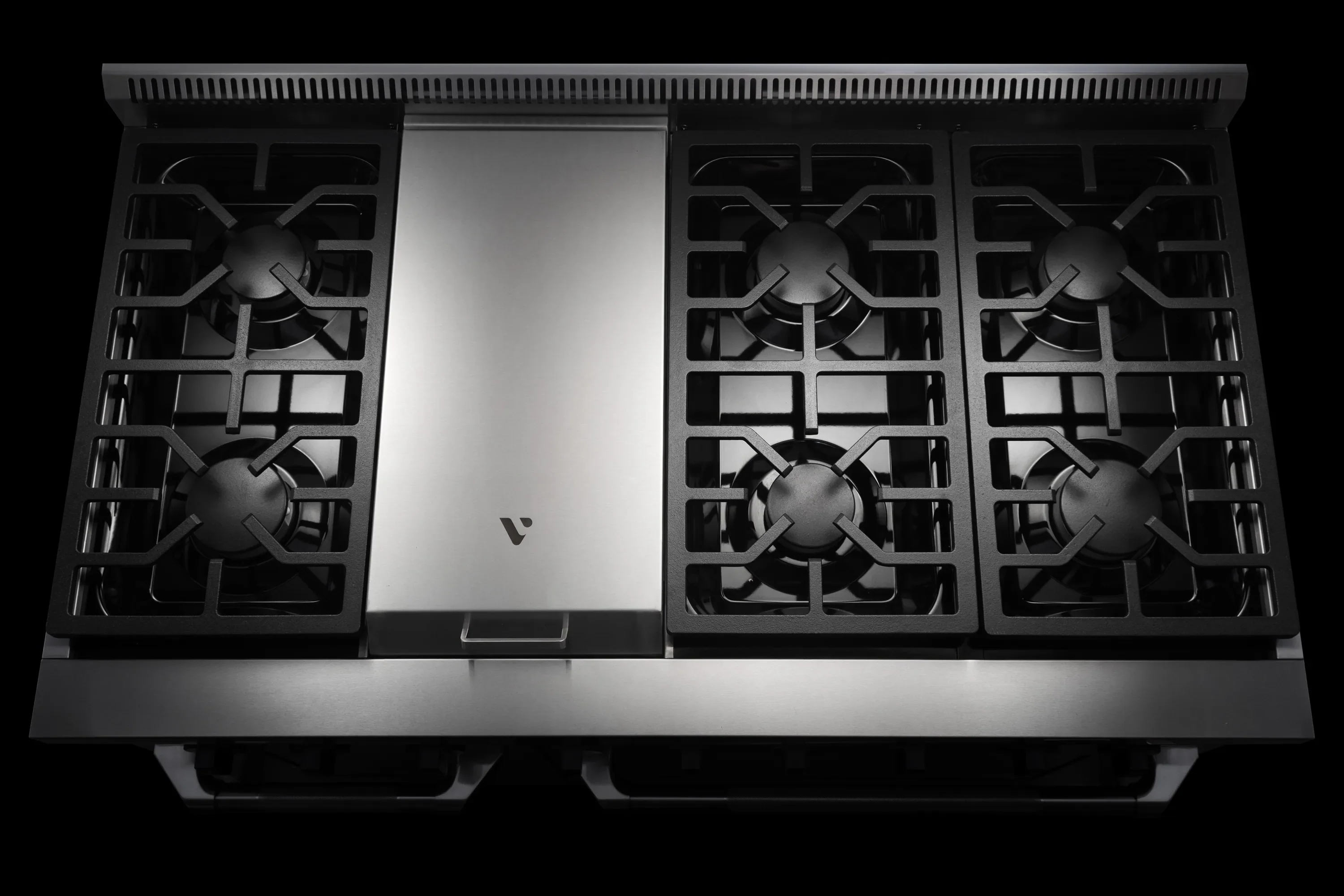 Vezeni 48-Inch Randolph Gas Range in Stainless Steel (VRN4802) - Image 8