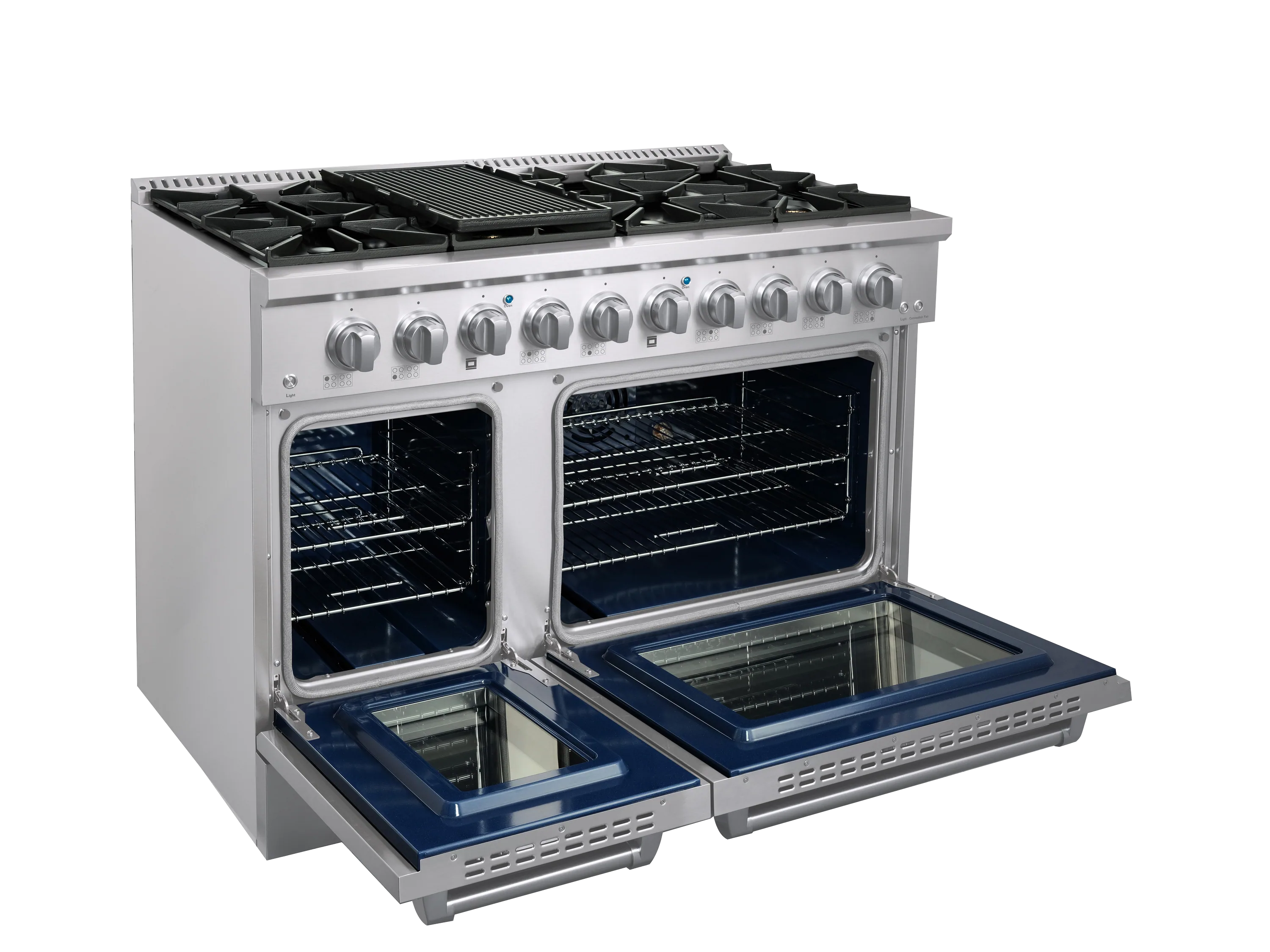 Vezeni 48-Inch Reminiscia Gas Range in Stainless Steel (VRN4808) - Image 4
