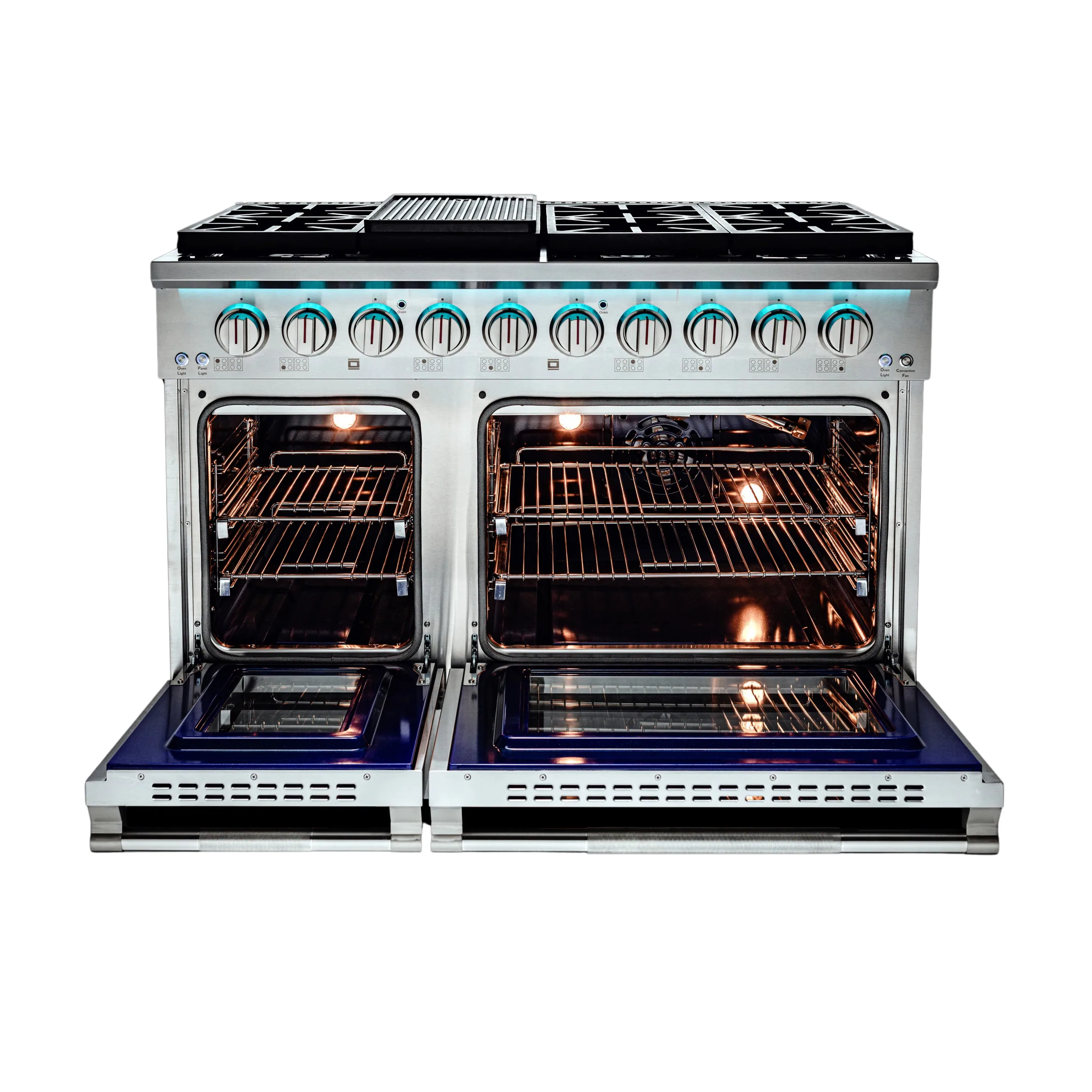Vezeni 48-Inch Reminiscia Plus Gas Range in Stainless Steel (VRN4808-P) - Image 5