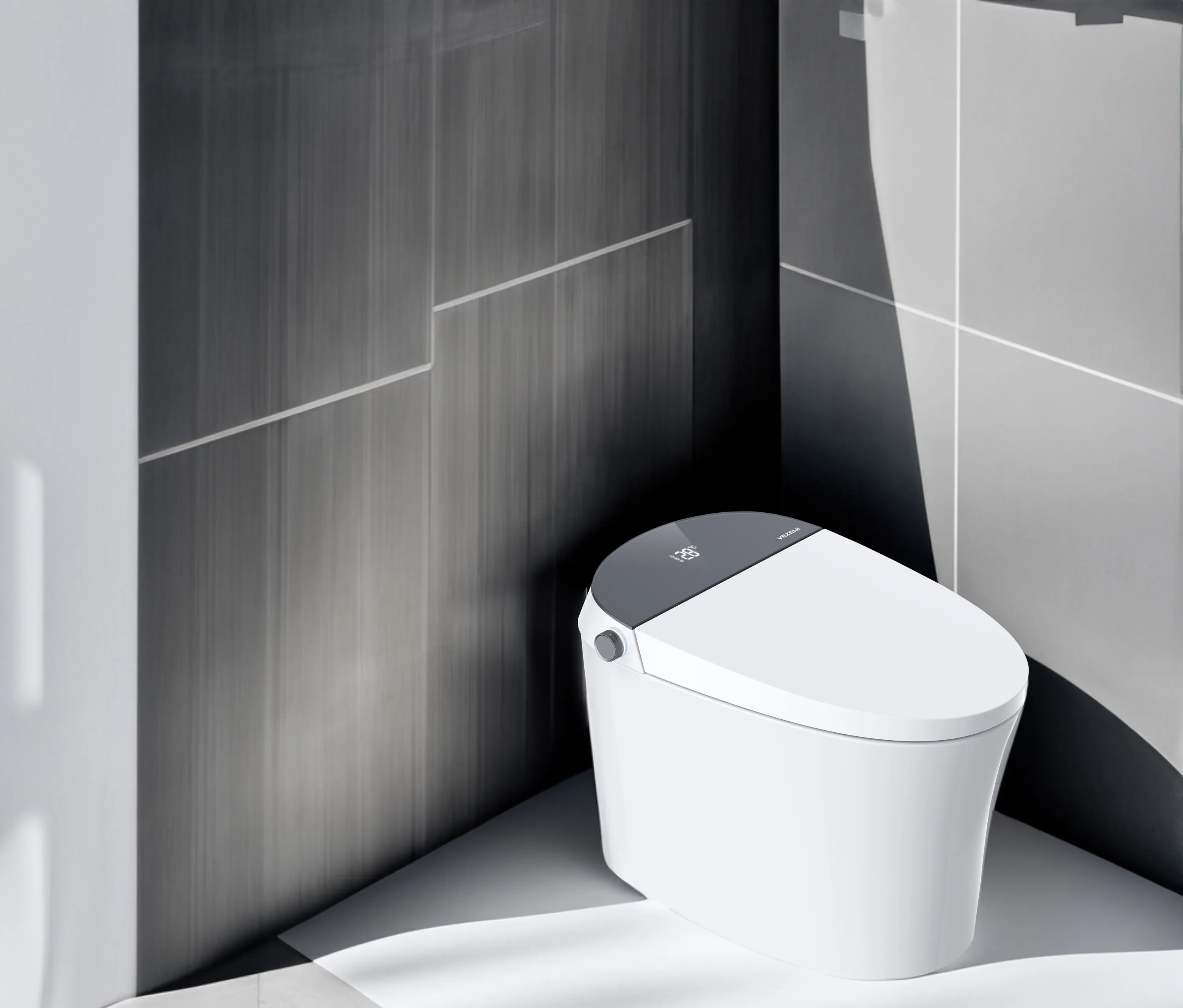 Vezeni Concert Collection Smart Toilet in Grey (VTA001-GY) - Image 2