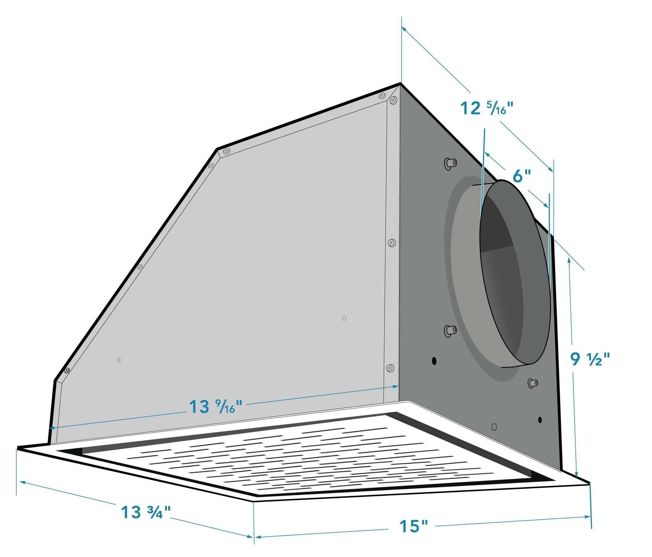 Victory 6-Inch Duct Recirculation Ceiling Kit for Range Hoods - Image 4