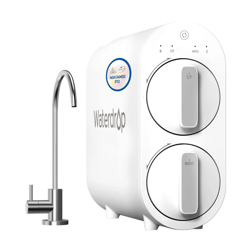 Waterdrop Reverse Osmosis System with WD-G2CF Filter, 7 Stage Tankless RO Water Filter System, Under Sink Water Filtration System (WD-G2-W) - Image 10