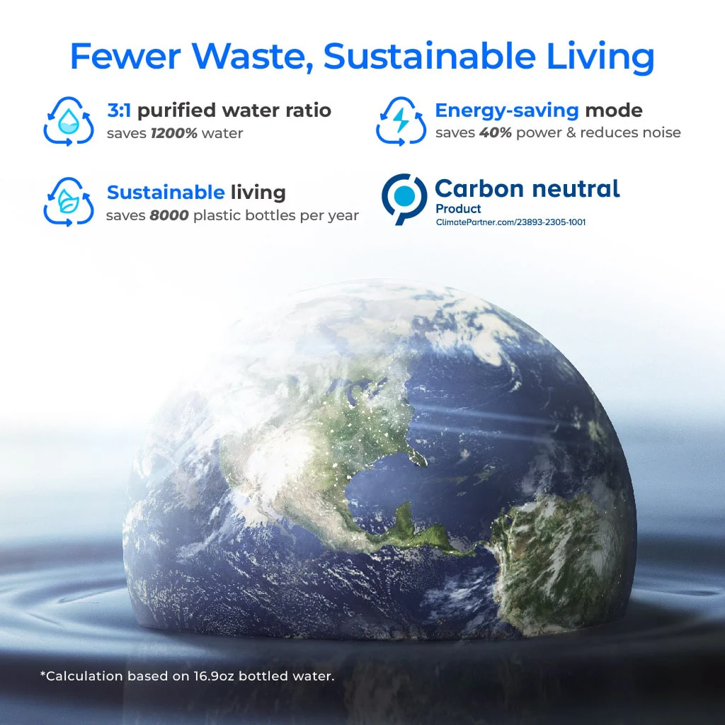 Waterdrop Master X14 Undersink Reverse Osmosis System - Remineralized and Alkaline Water Purifier, Advanced 11-stage RO Filtration Reduces TDS, Chlorine, Fluoride, Arsenic, With Smart Digital Faucet - Image 11
