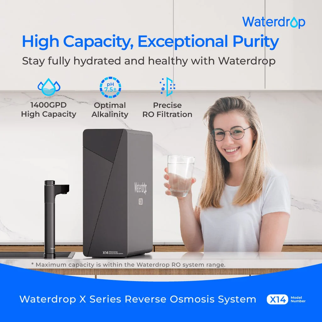 Waterdrop Master X14 Undersink Reverse Osmosis System - Remineralized and Alkaline Water Purifier, Advanced 11-stage RO Filtration Reduces TDS, Chlorine, Fluoride, Arsenic, With Smart Digital Faucet - Image 4