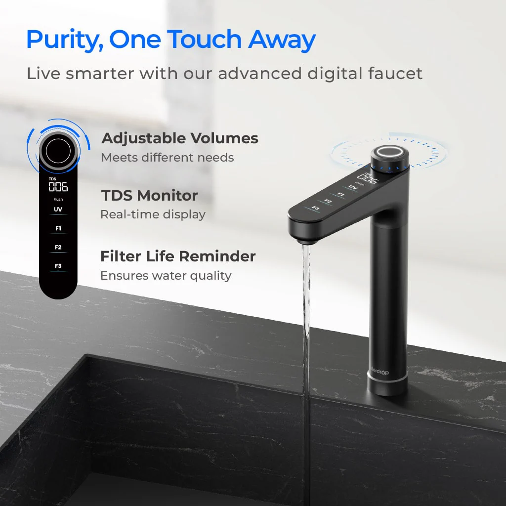 Waterdrop Master X14 Undersink Reverse Osmosis System - Remineralized and Alkaline Water Purifier, Advanced 11-stage RO Filtration Reduces TDS, Chlorine, Fluoride, Arsenic, With Smart Digital Faucet - Image 7