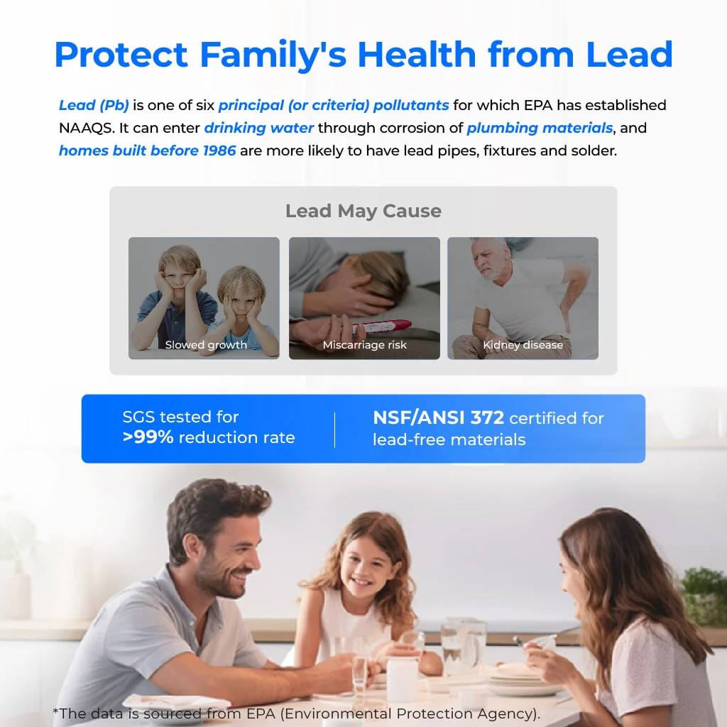 Waterdrop Countertop Reverse Osmosis System, NSF/ANSI 58 & 372 Certified, 7 Stage Filtration, Hot Cold Water Dispenser, RO System with 6 Temperature & 5 Volume Options, BPA Free (WD-A1) - Image 9