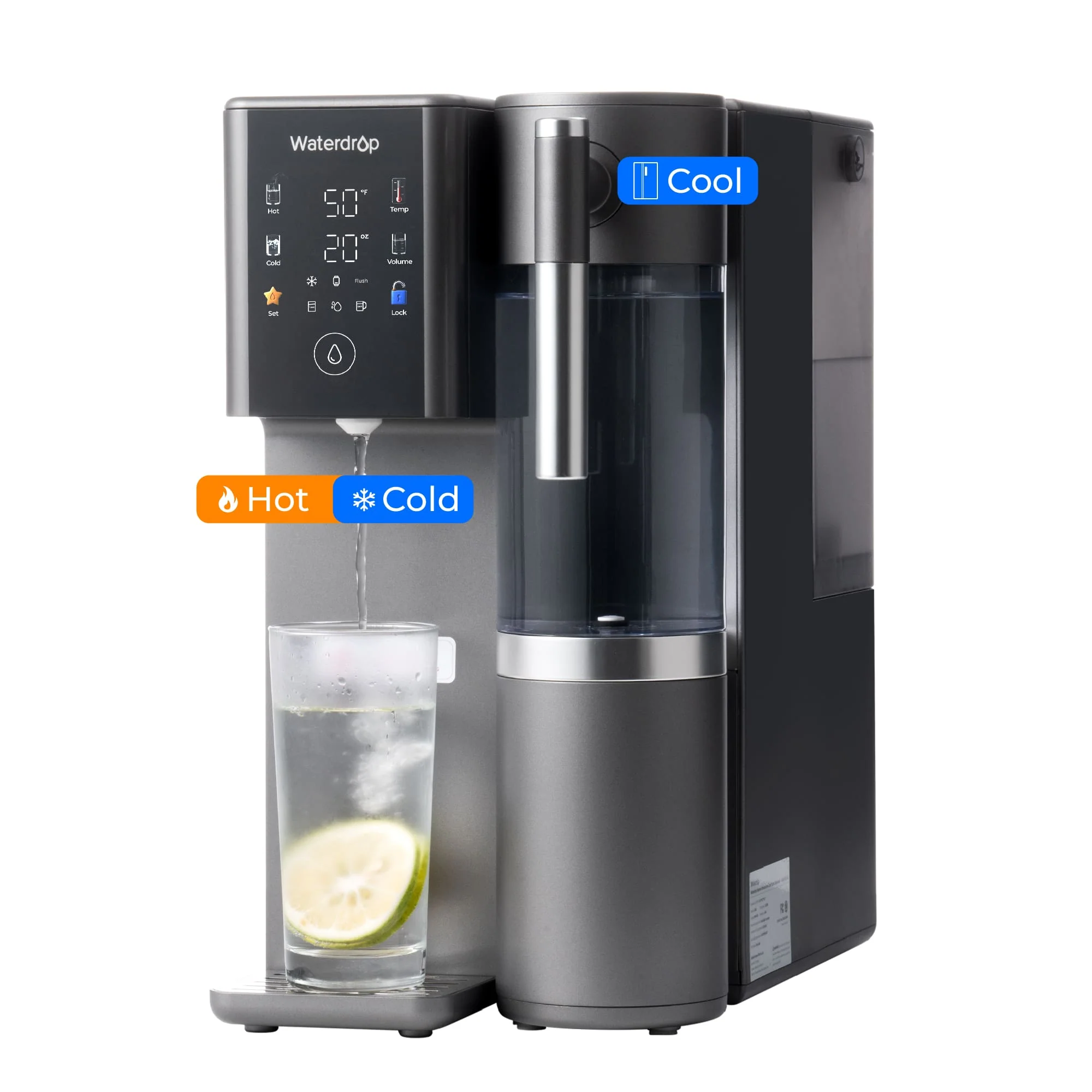 Waterdrop Countertop Reverse Osmosis System, Hot and Cold RO Reverse Osmosis System (WD-A2) - Image 11