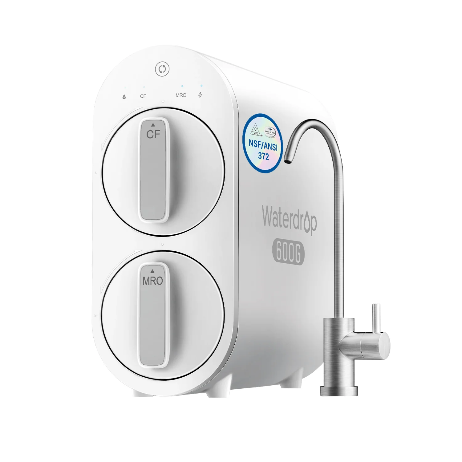 Waterdrop Reverse Osmosis System, 600 GPD Tankless RO Water Filter System, Under Sink RO System, 7 Stage Filtration, 2:1 Pure to Drain, Reduce TDS, FCC Listed, USA Tech (WD-G2P600-W) - Image 10
