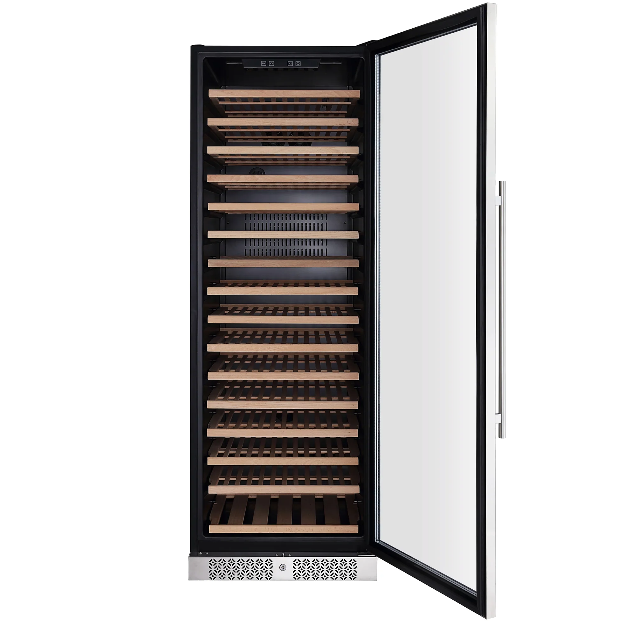Empava 70-Inch Tall 171 Bottles Capacity Wine Cooler in Stainless Steel with Glass Door (EMPV-WC07S) - Image 2