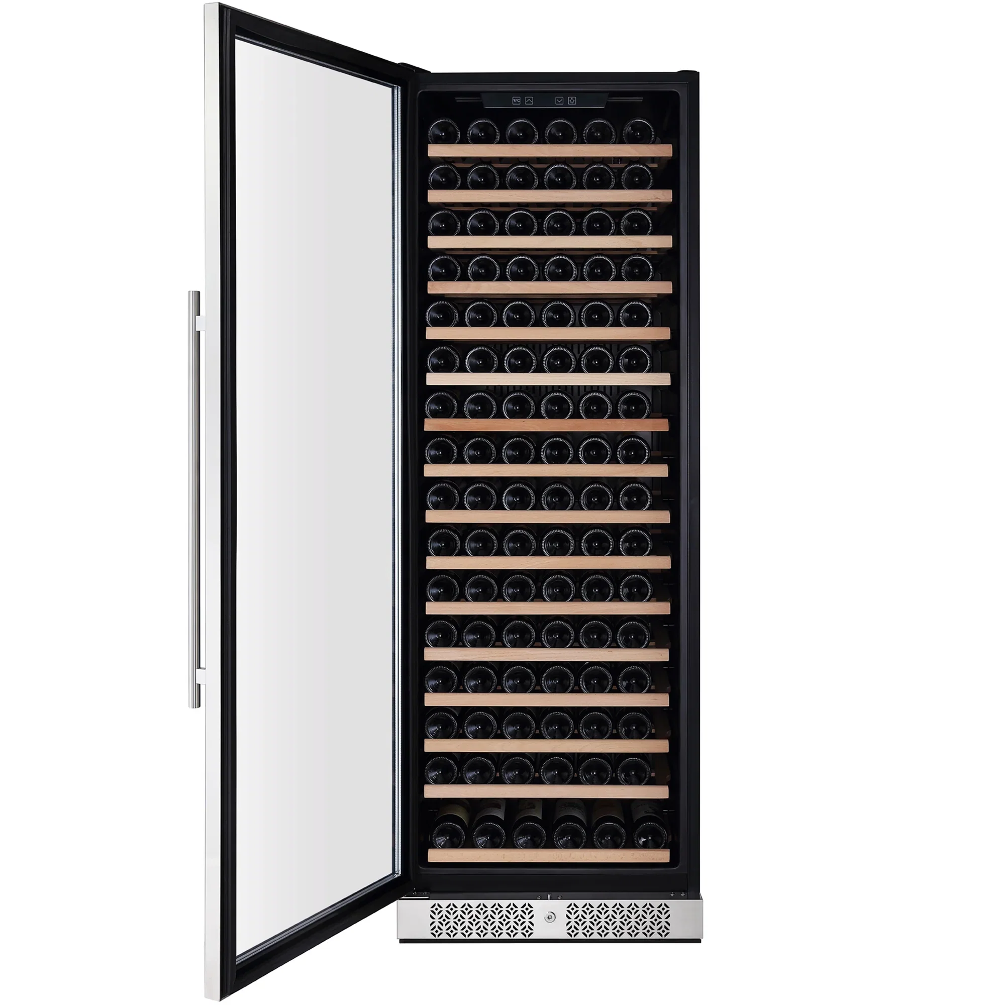 Empava 70-Inch Tall 171 Bottles Capacity Wine Cooler in Stainless Steel with Glass Door (EMPV-WC07S) - Image 3