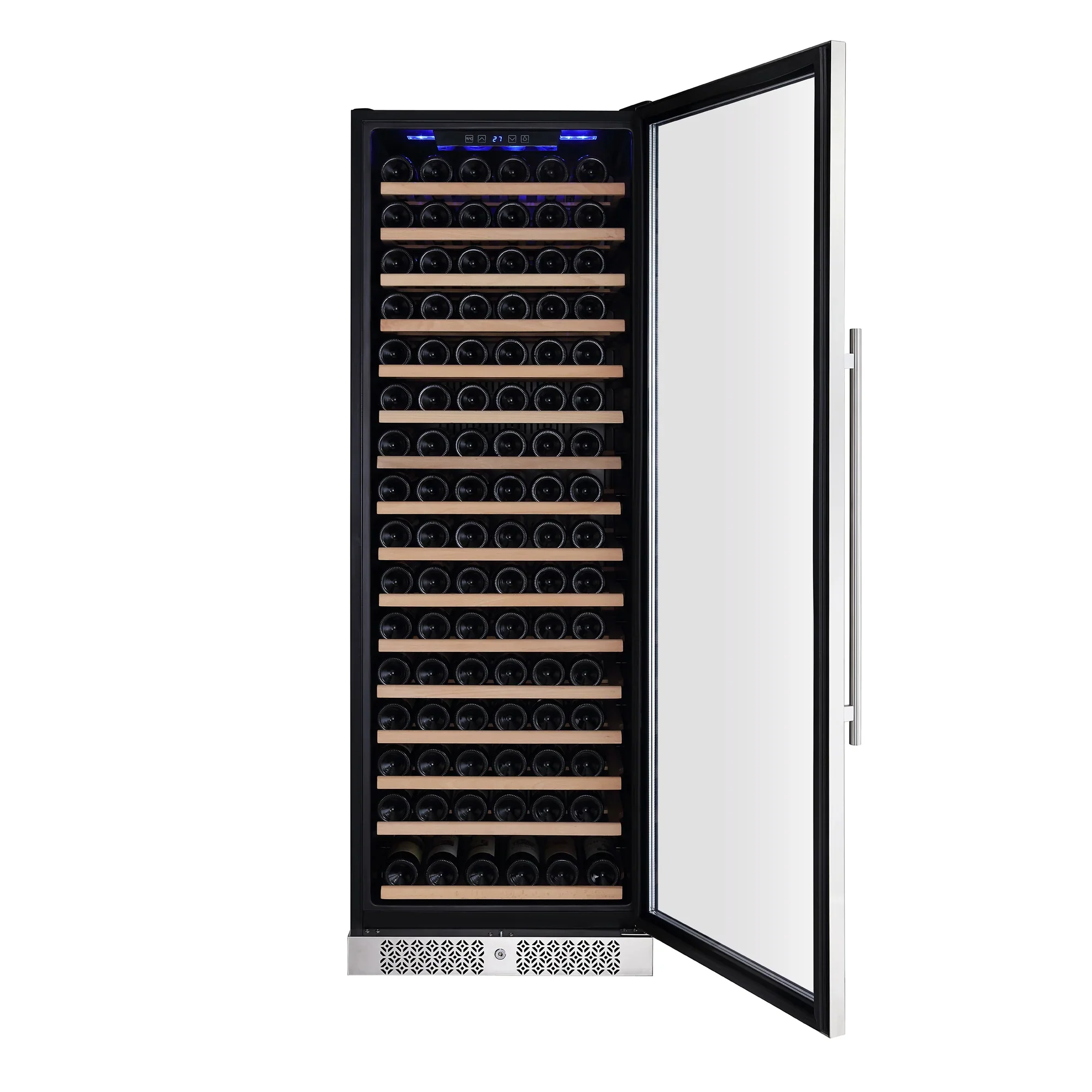 Empava 70-Inch Tall 171 Bottles Capacity Wine Cooler in Stainless Steel with Glass Door (EMPV-WC07S) - Image 4