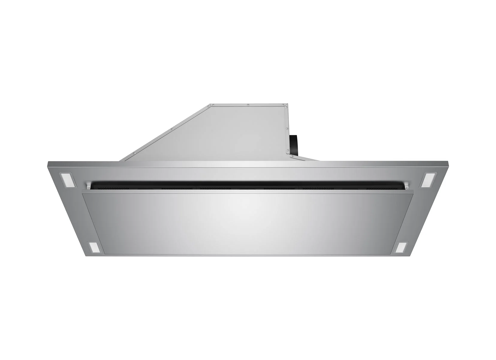Victory Sunset 38.5-Inch 600 CFM WIRELESS Flush Ceiling Range Hood in Matte White (Sunset-B-WH) - Image 9