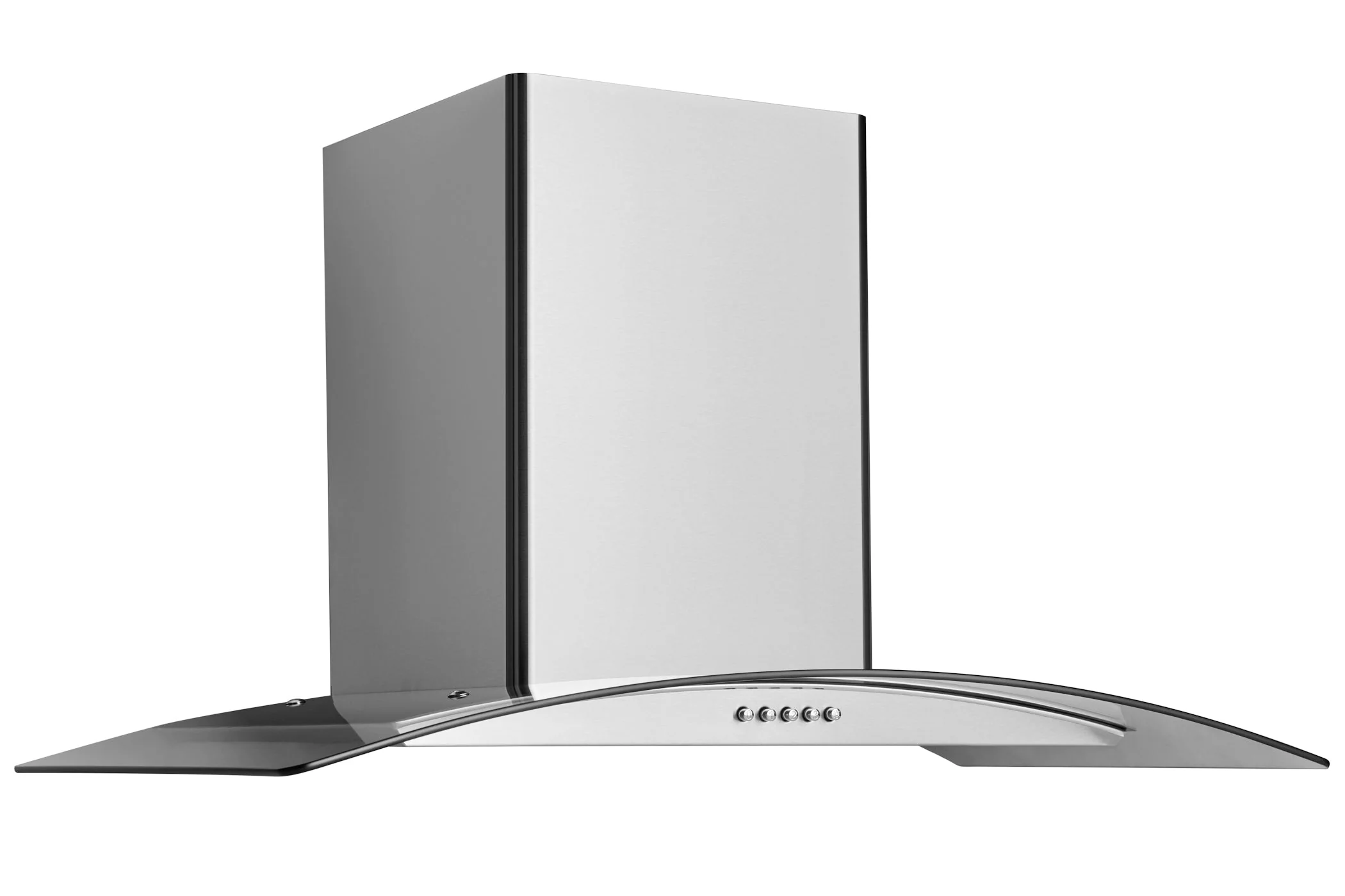 Hauslane Wall Mount Range Hood with Tempered Glass and Stainless Steel (WM-600SS) - Image 3