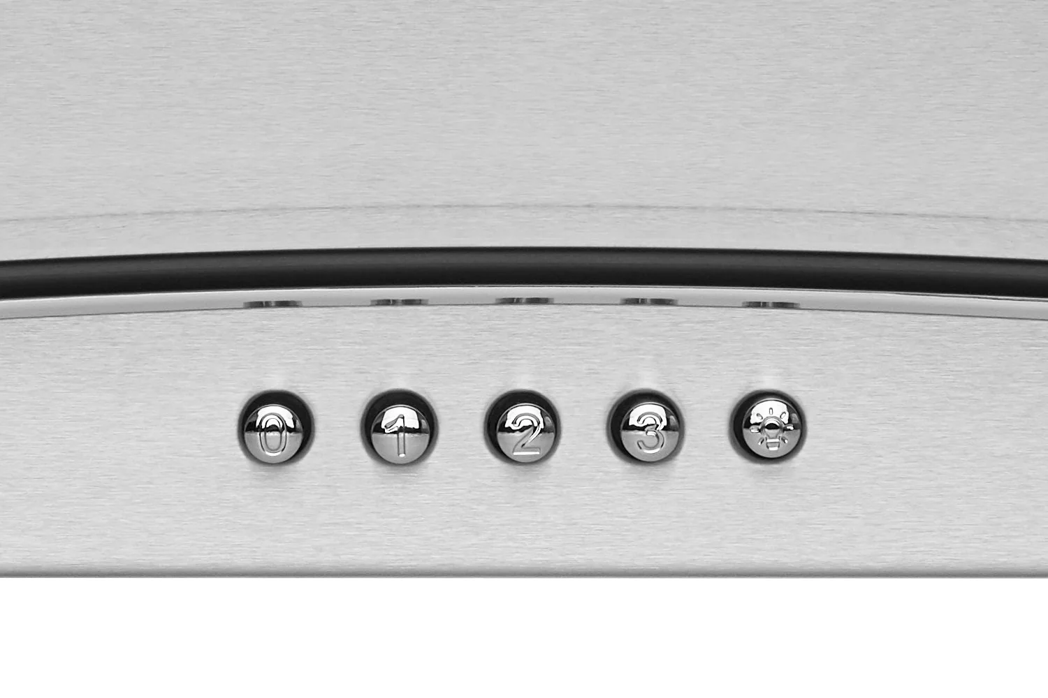 Hauslane Wall Mount Range Hood with Tempered Glass and Stainless Steel (WM-600SS) - Image 4
