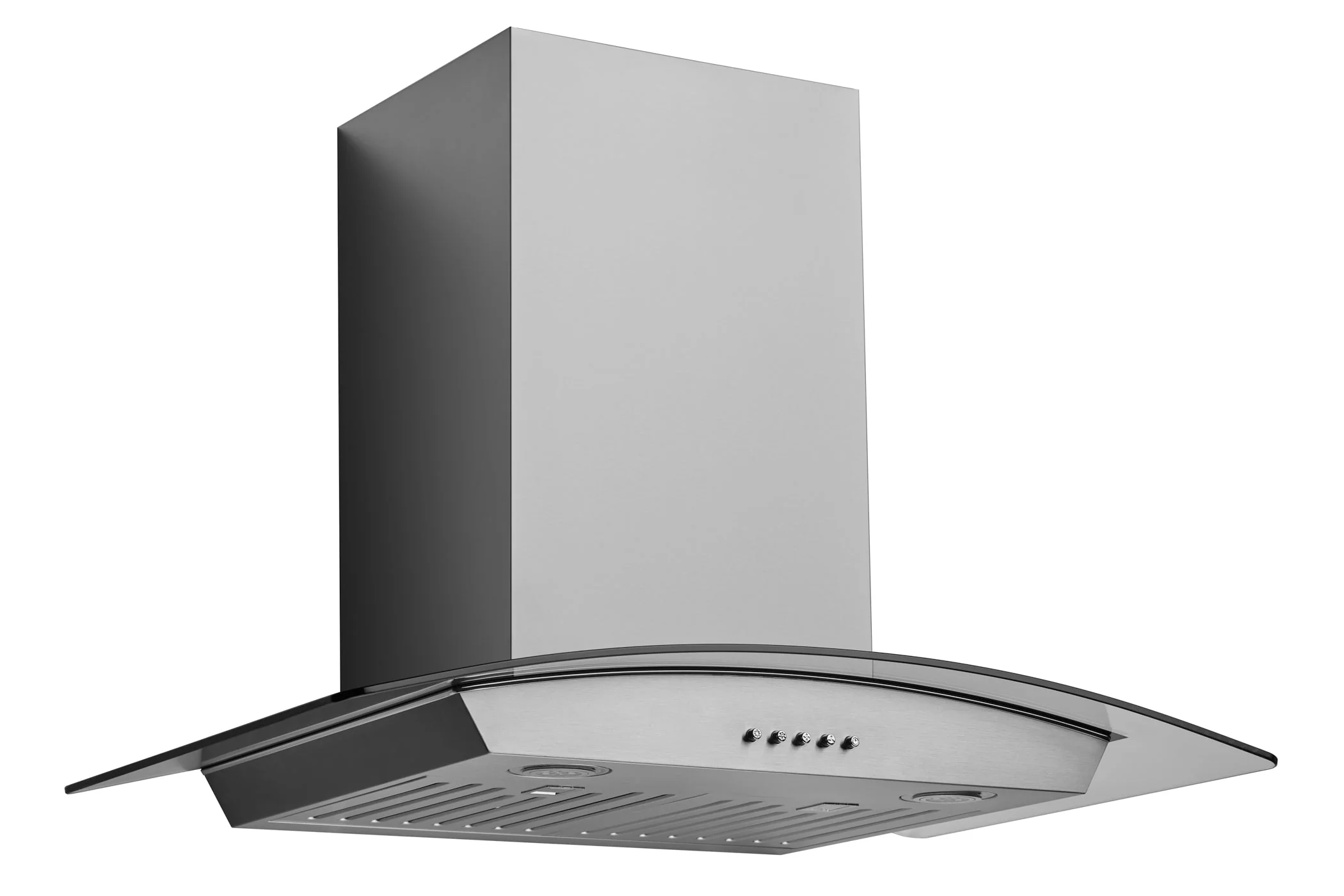 Hauslane Wall Mount Range Hood with Tempered Glass in Stainless Steel (WM-630SS) - Image 3