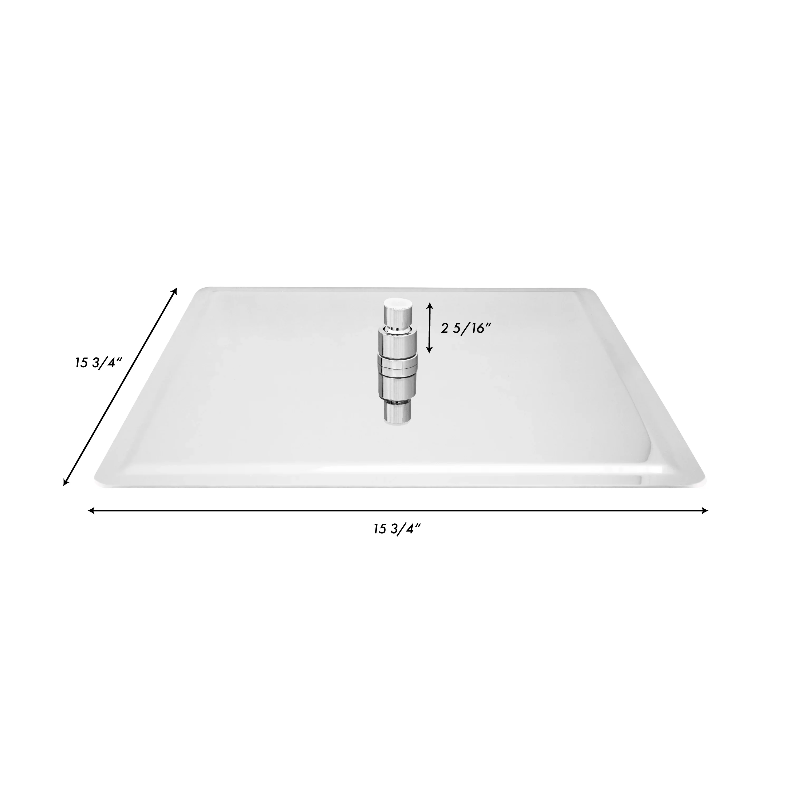 ZLINE 16-Inch Bliss Shower Head in Chrome (BLS-H16-CH) - Image 6