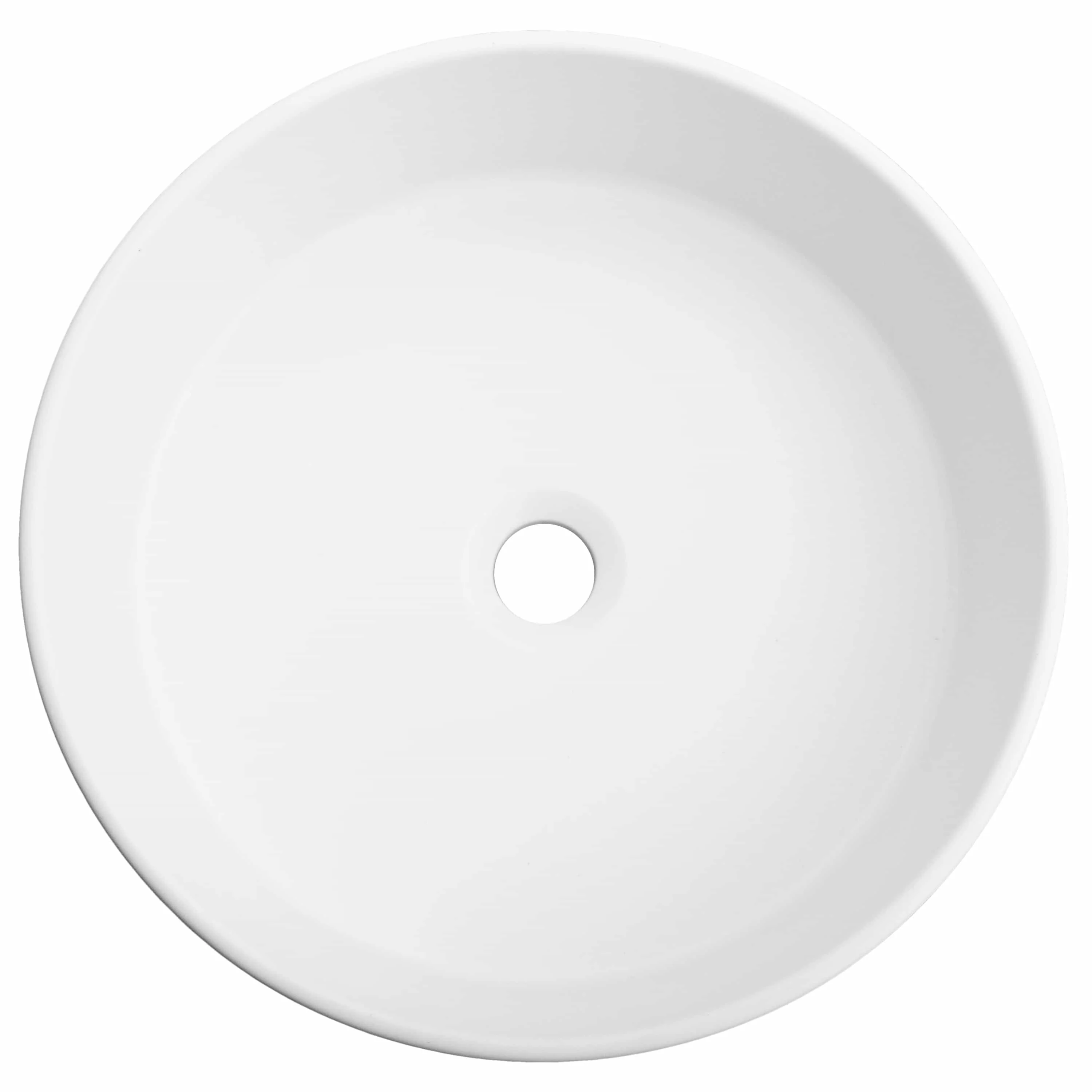 ZLINE 16-Inch Siena Round Vessel Bath Sink in White Matte (SK-QVR-WM-16) - Image 3