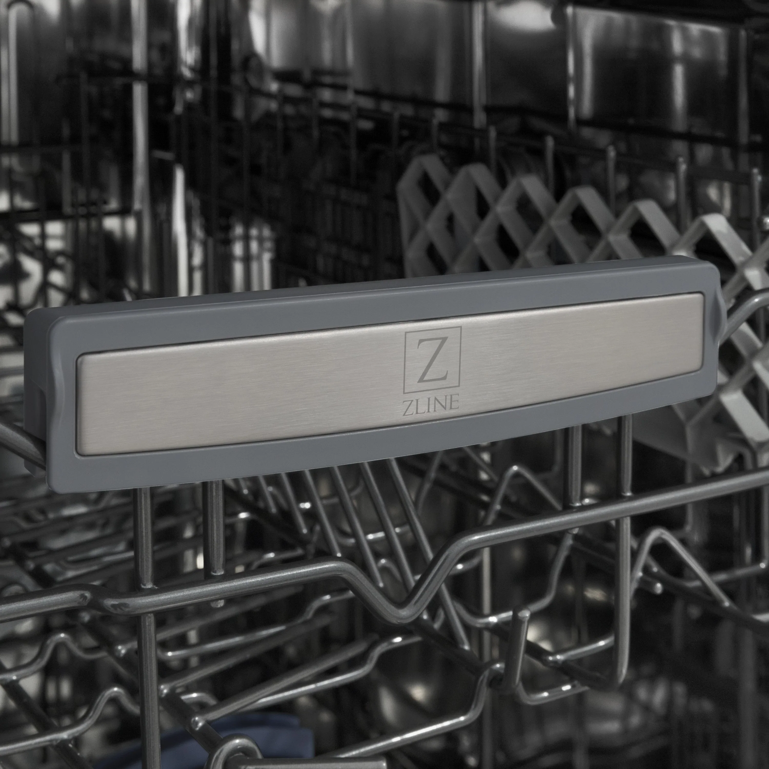 ZLINE 18 Tallac Series 3rd Rack Top Control Dishwasher in Unfinished Wood with Stainless Steel Tub, 51dBa (DWV-UF-18) - Image 4