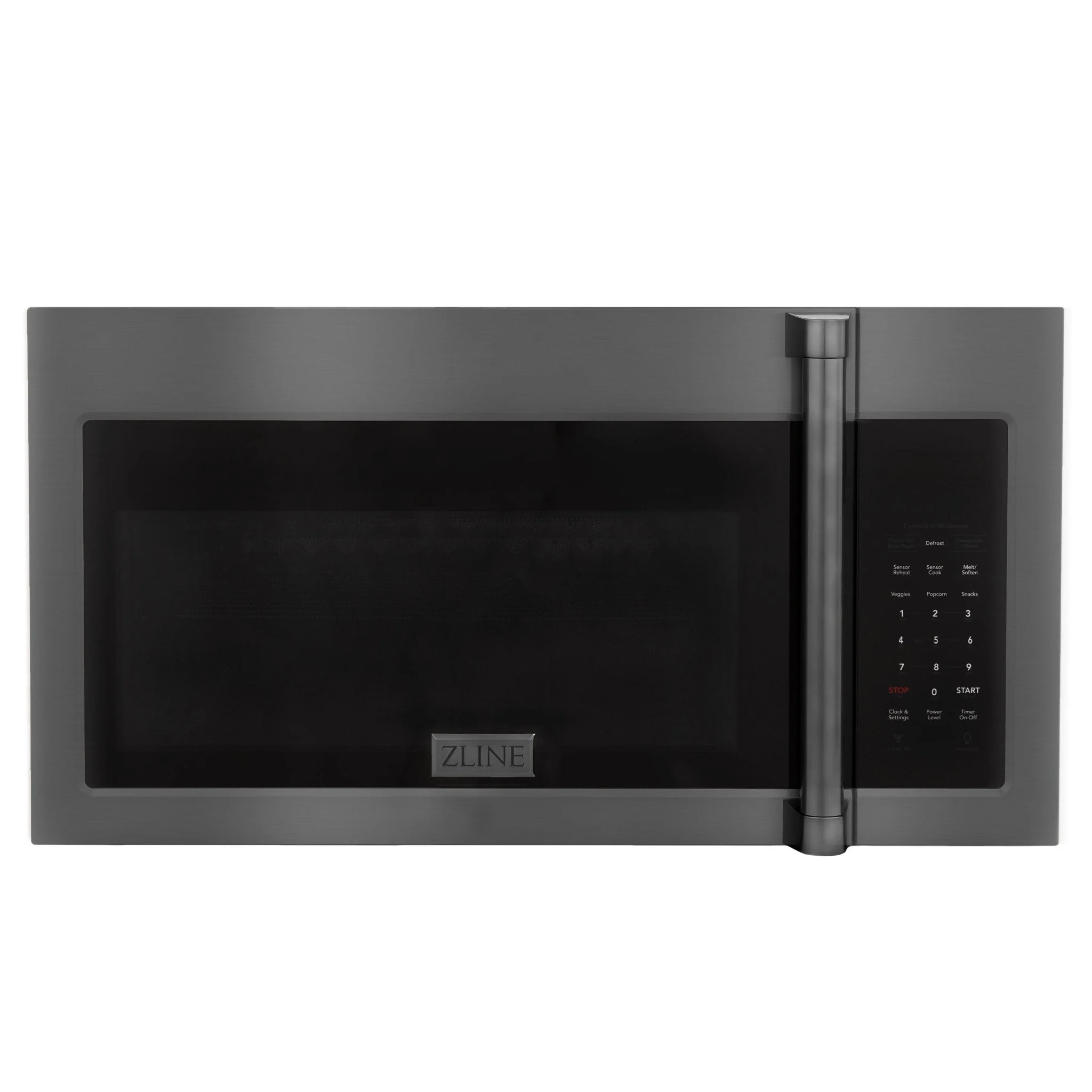ZLINE 2-Piece Appliance Package - 30-Inch Dual Fuel Range & Over-the-Range Microwave in Black Stainless Steel - Image 16