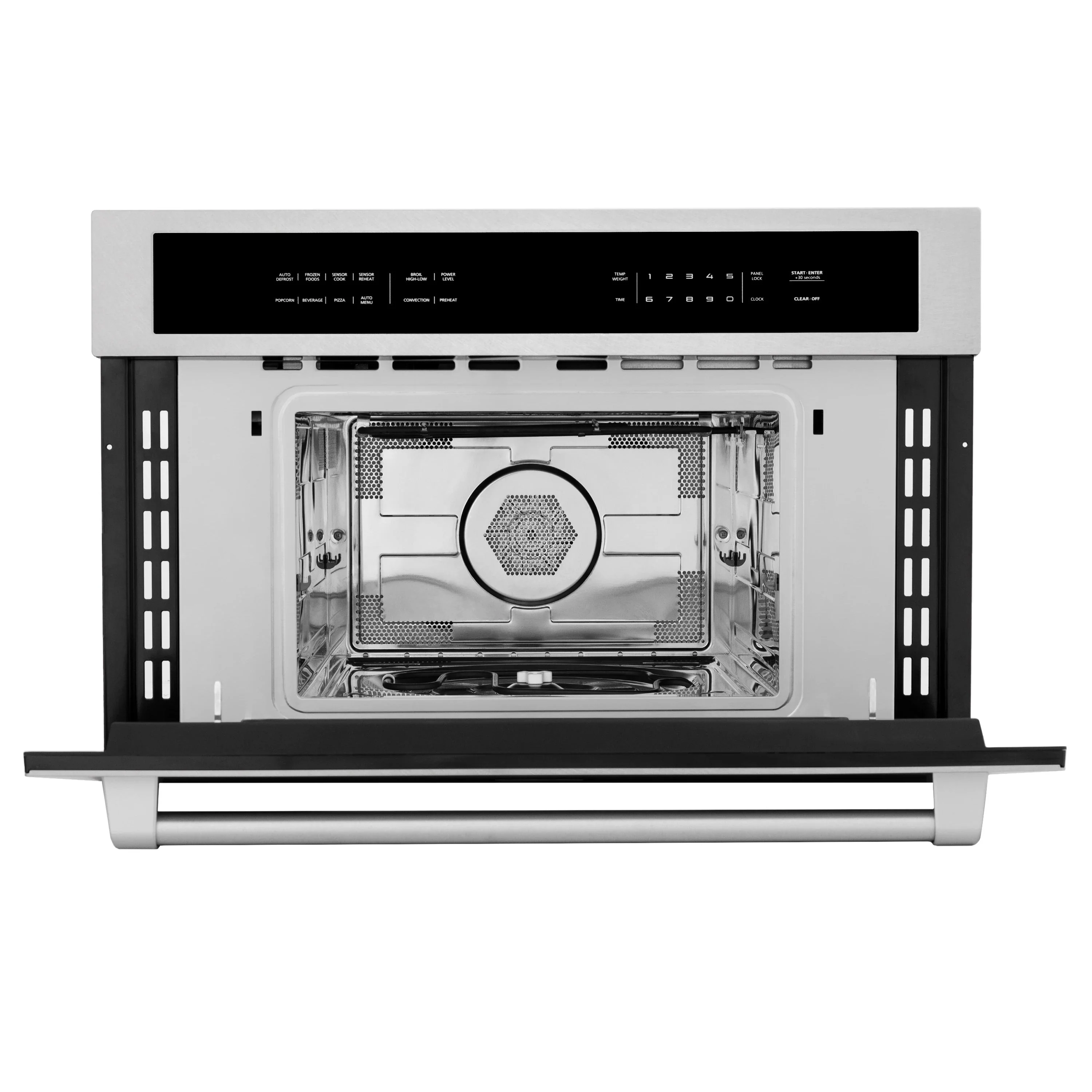 ZLINE 2-Piece Appliance Package - 30-Inch Electric Wall Oven with Self-Clean & 30-Inch Build-In Microwave Oven in Satin Stainless Steel - Image 13