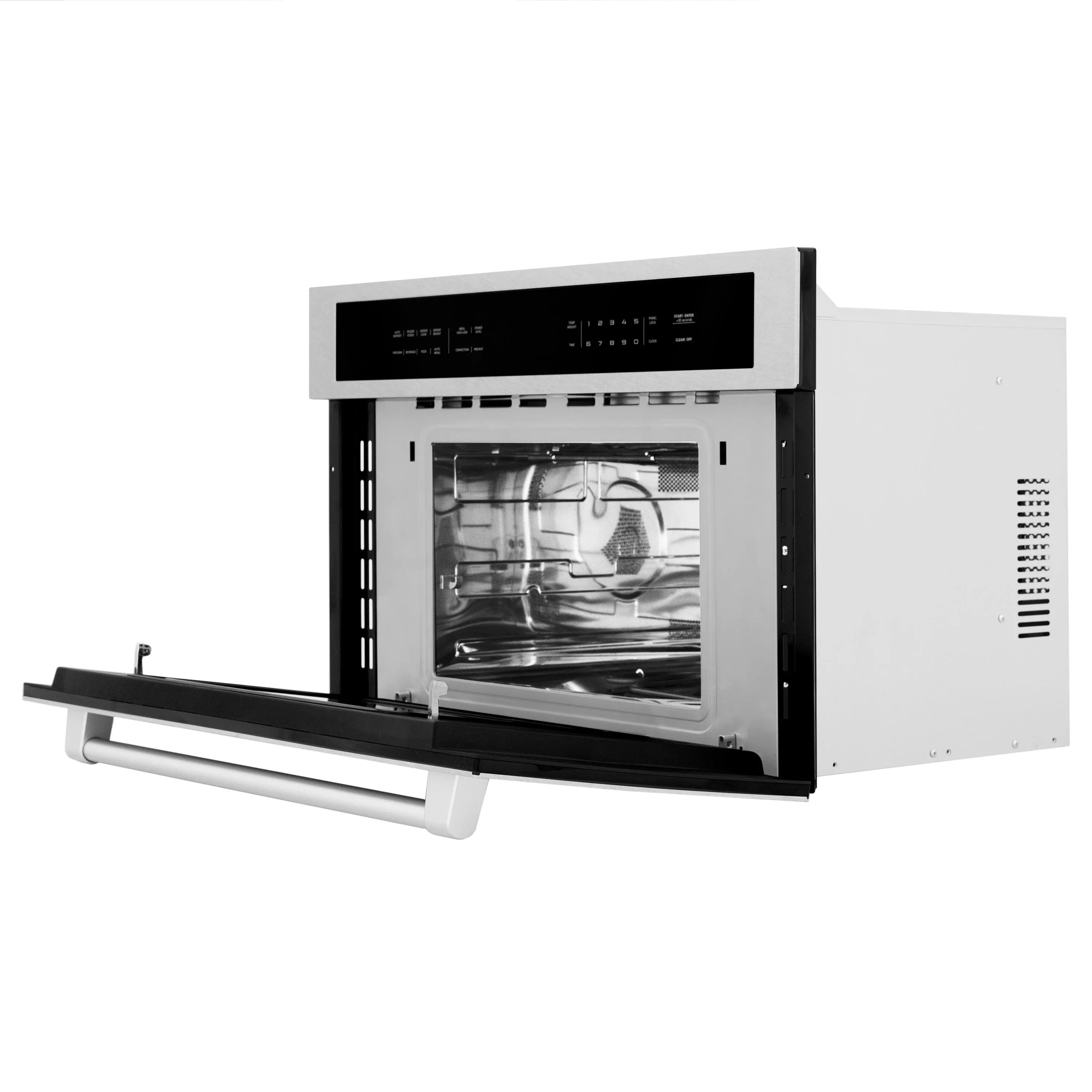 ZLINE 2-Piece Appliance Package - 30-Inch Electric Wall Oven with Self-Clean & 30-Inch Build-In Microwave Oven in Satin Stainless Steel - Image 14