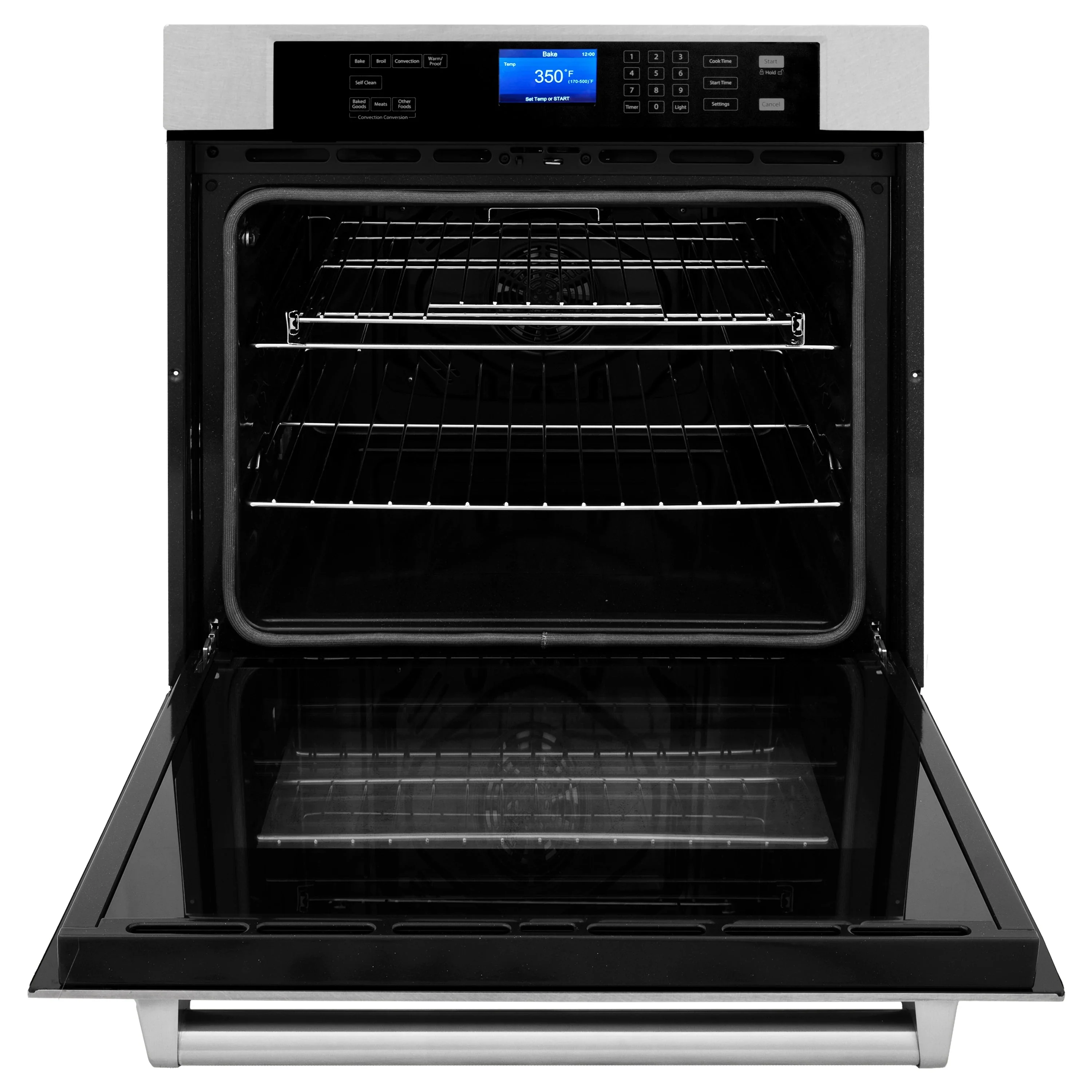 ZLINE 2-Piece Appliance Package - 30-Inch Electric Wall Oven with Self-Clean & 30-Inch Build-In Microwave Oven in Satin Stainless Steel - Image 4