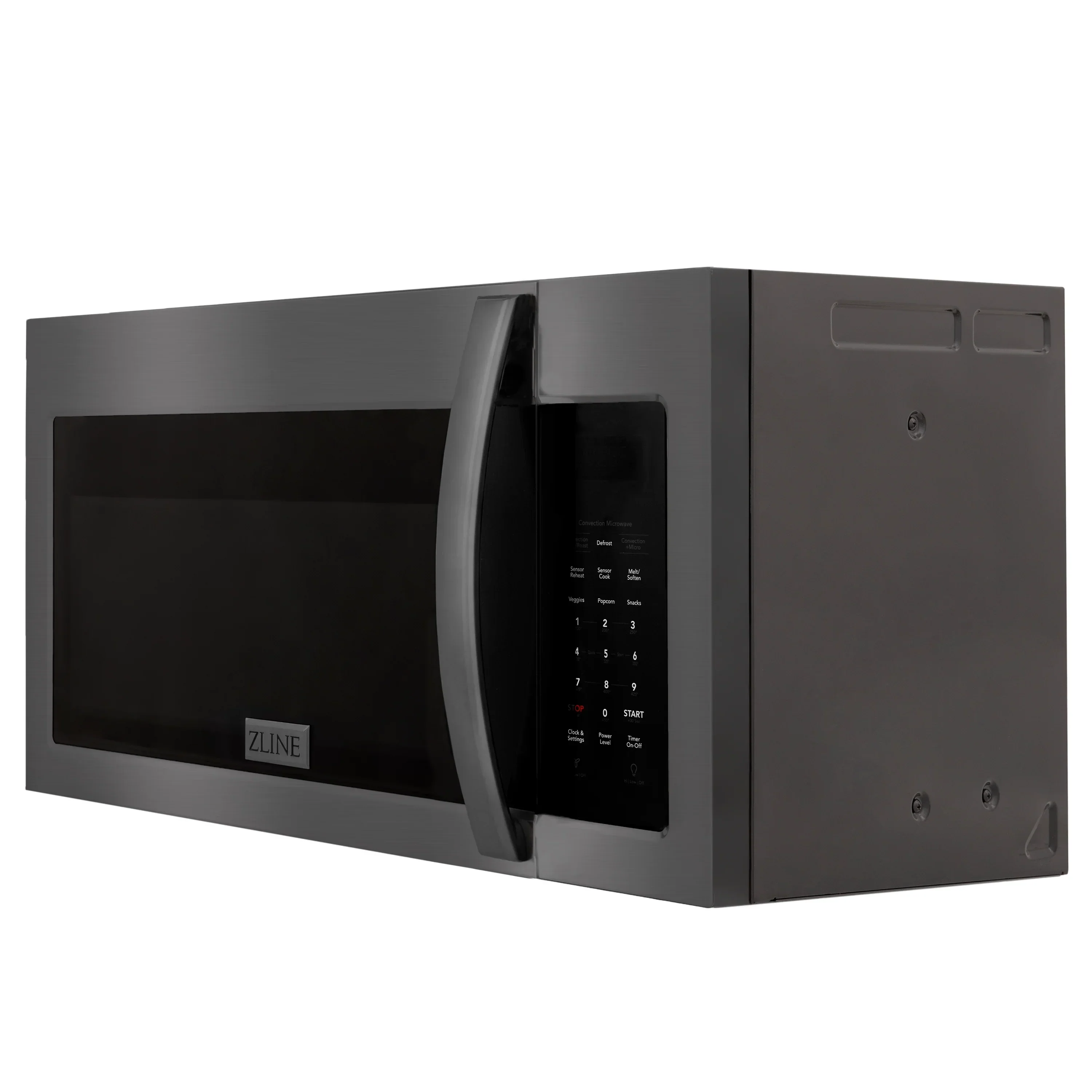 ZLINE 2-Piece Appliance Package - 30-Inch Rangetop and Over-the-Range Microwave with Modern Handle in Black Stainless Steel (2KP-RTBOTR30) - Image 15