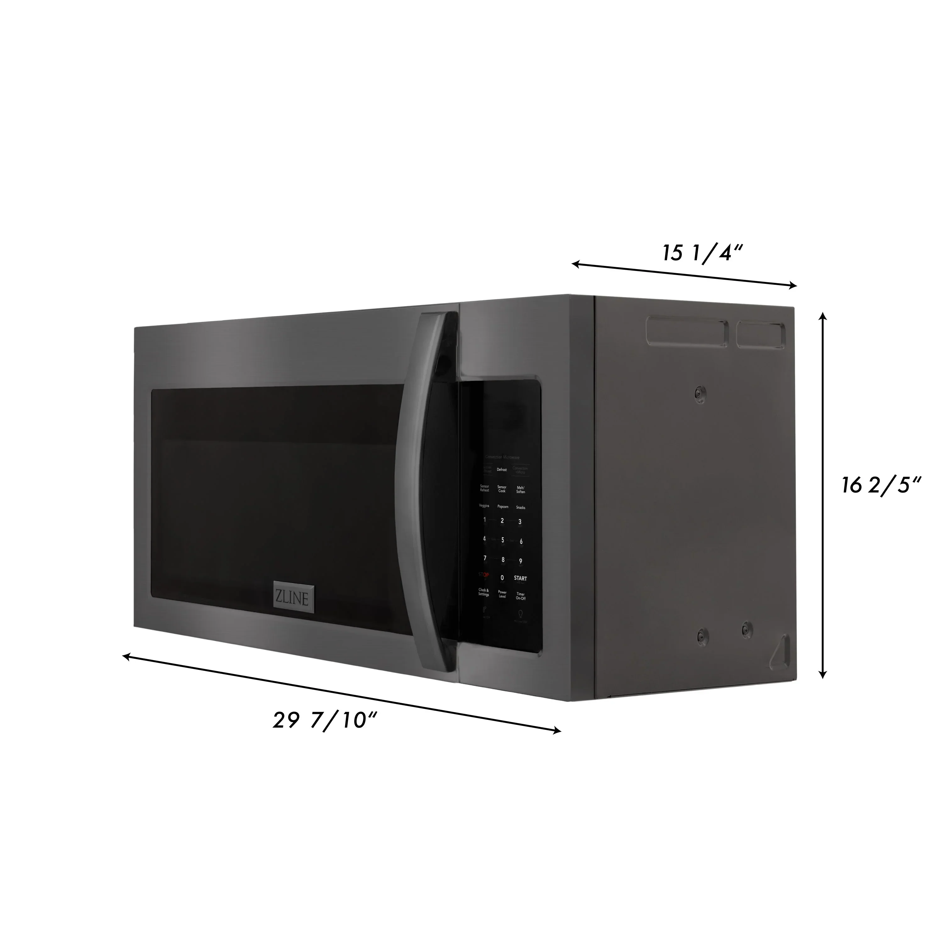 ZLINE 2-Piece Appliance Package - 30-Inch Rangetop and Over-the-Range Microwave with Modern Handle in Black Stainless Steel (2KP-RTBOTR30) - Image 25