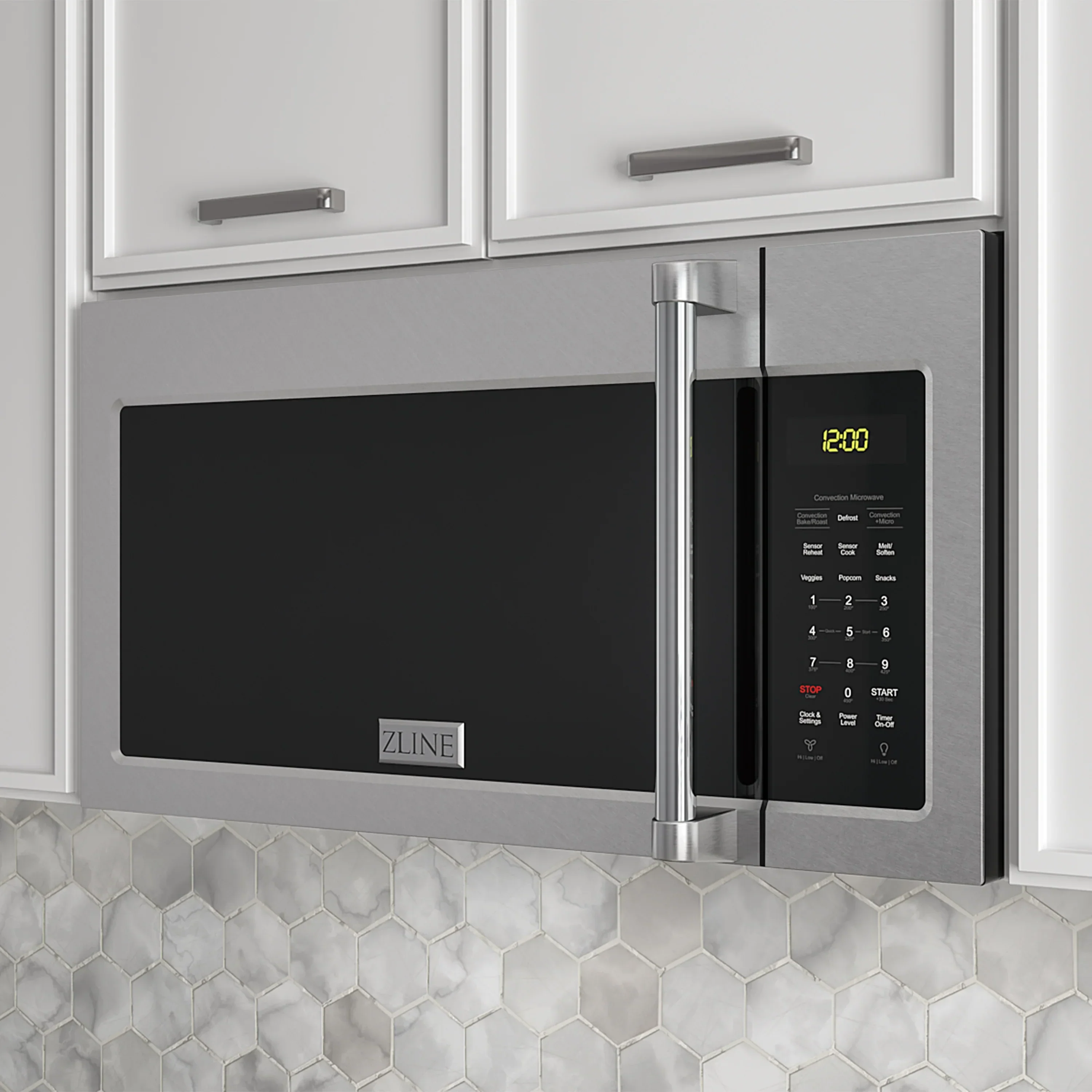 ZLINE 2-Piece Appliance Package - 30-Inch Rangetop and Over-the-Range Microwave with Modern Handle in Satin Stainless Steel (2KP-RTSOTR30) - Image 23