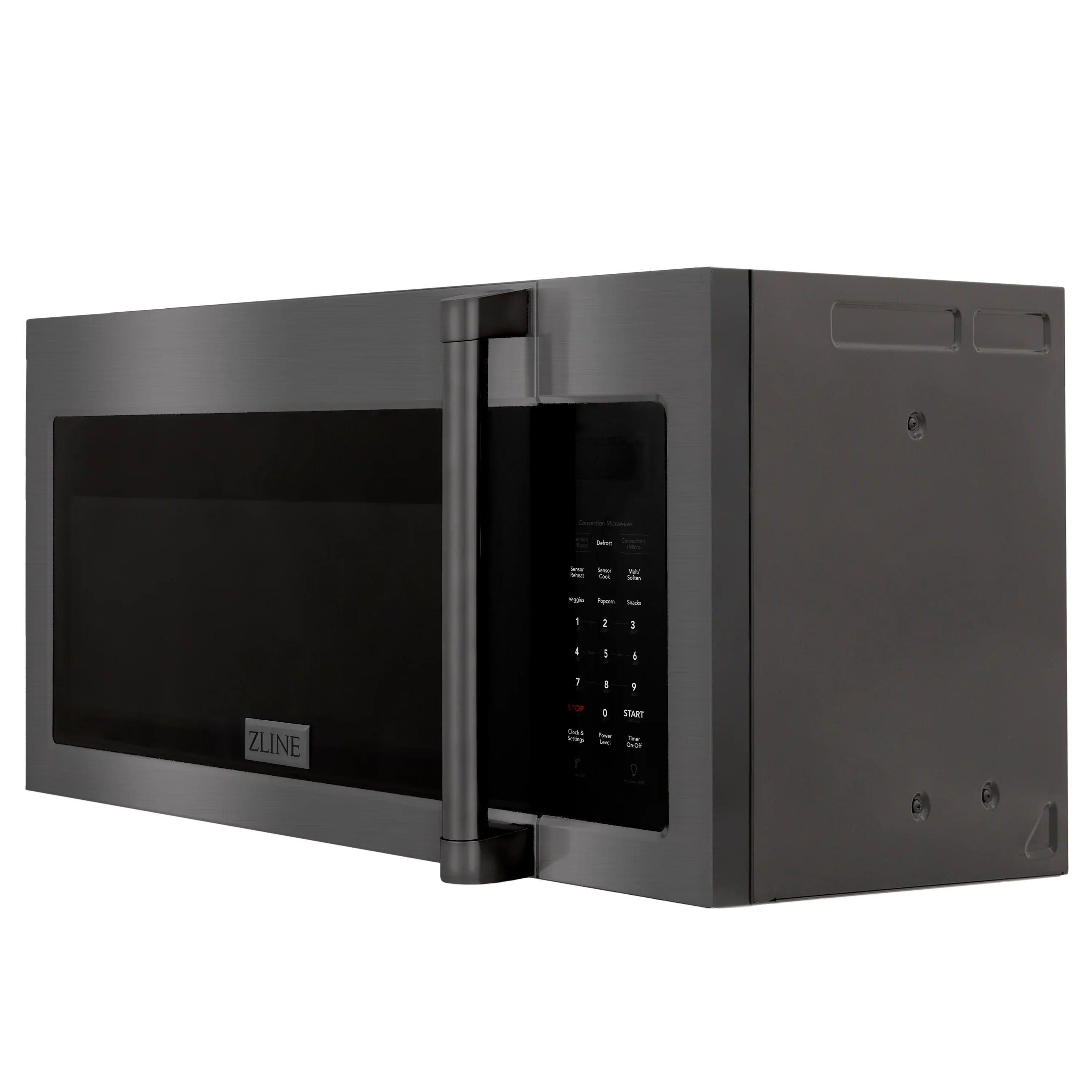 ZLINE 2-Piece Appliance Package - 30-Inch Rangetop and Over-the-Range Microwave with Traditional Handle in Black Stainless Steel (2KP-RTBOTRH30) - Image 15