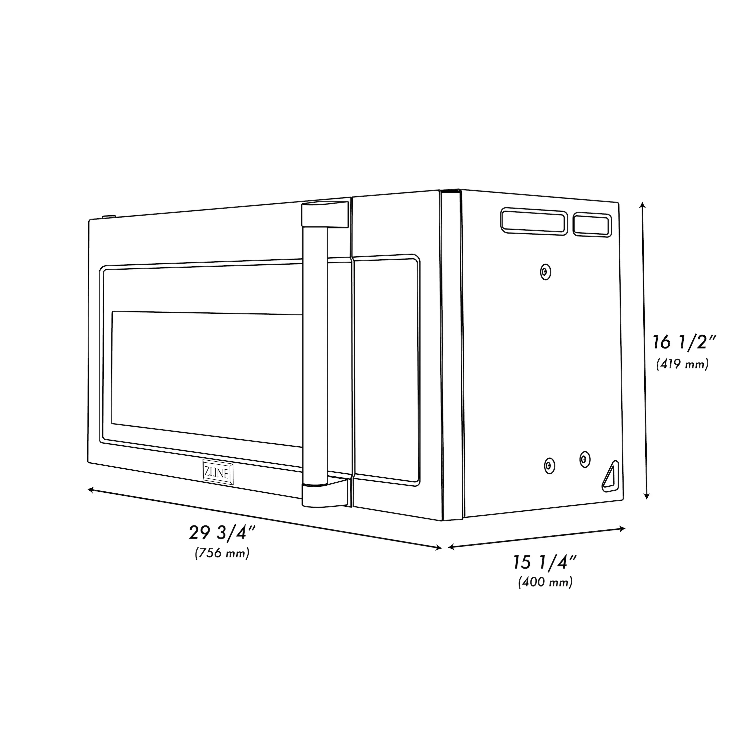 ZLINE 2-Piece Appliance Package - 30-Inch Rangetop and Over-the-Range Microwave with Traditional Handle in Stainless Steel (2KP-RTOTRH30) - Image 25